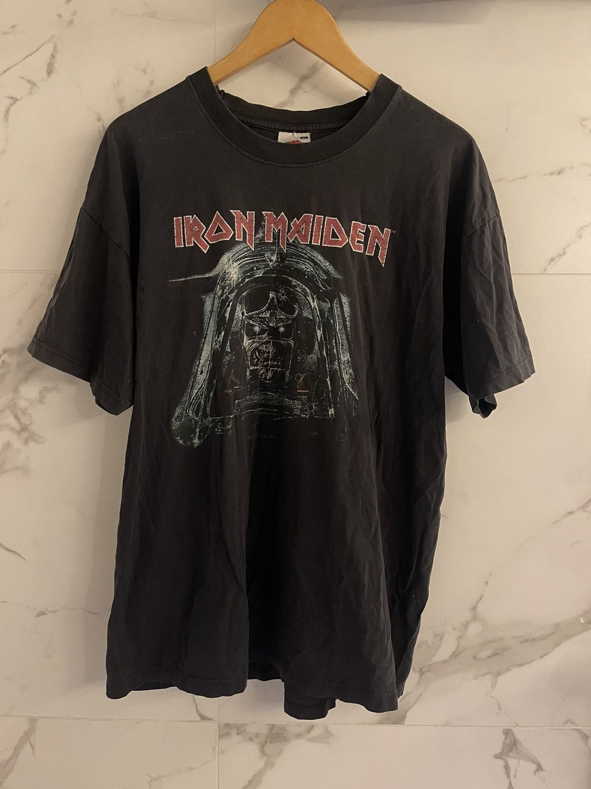 Band Tees × Iron Maiden × Vintage 2003 Iron Maiden Vintage World Tour t-shirt Size US XL / EU 56 / 4 - 1 Thumbnail
