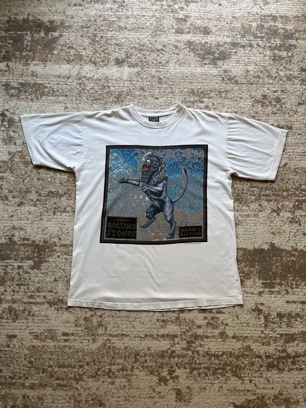 Vintage Blue Thunder Sz L Vintage 1997 Bridges To Babylon Tour 1998 Size US L / EU 52-54 / 3 - 1 Thumbnail