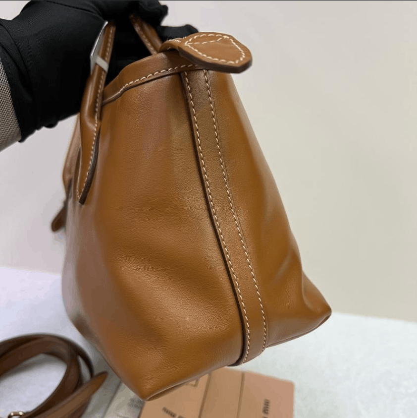 Miu Miu Miu Miu Nappa Leather Shoulder & Handheld Bag Size ONE SIZE - 4 Thumbnail