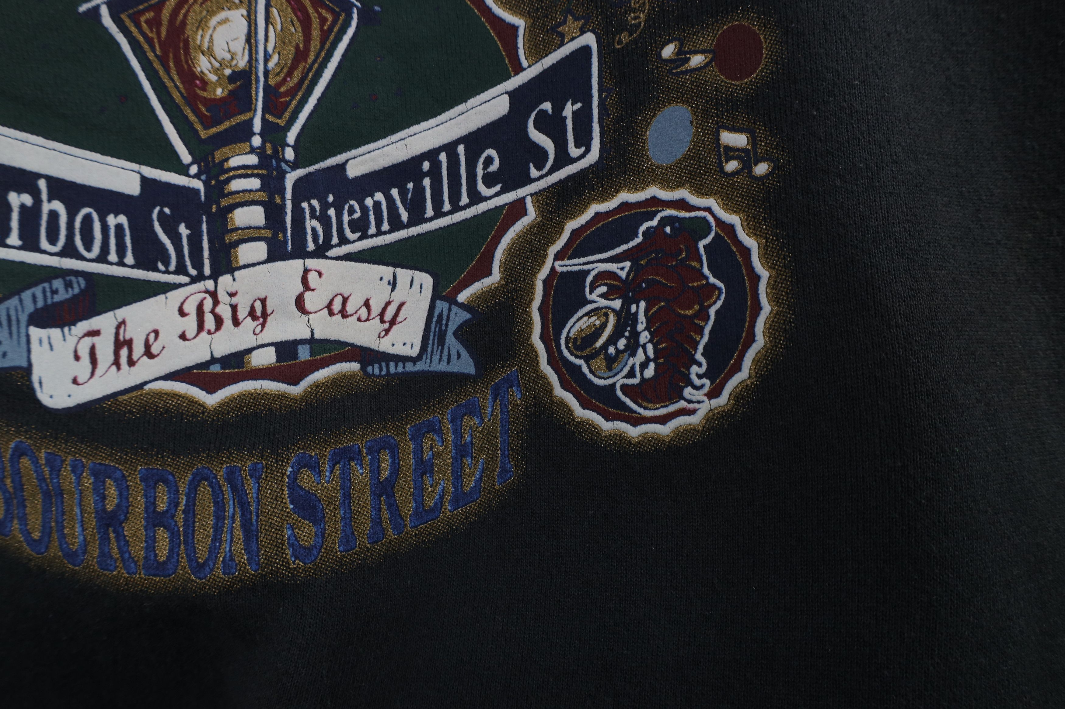Vintage Vintage 90s Out New Orleans Bourbon Street Sweatshirt USA Size US L / EU 52-54 / 3 - 6 Thumbnail