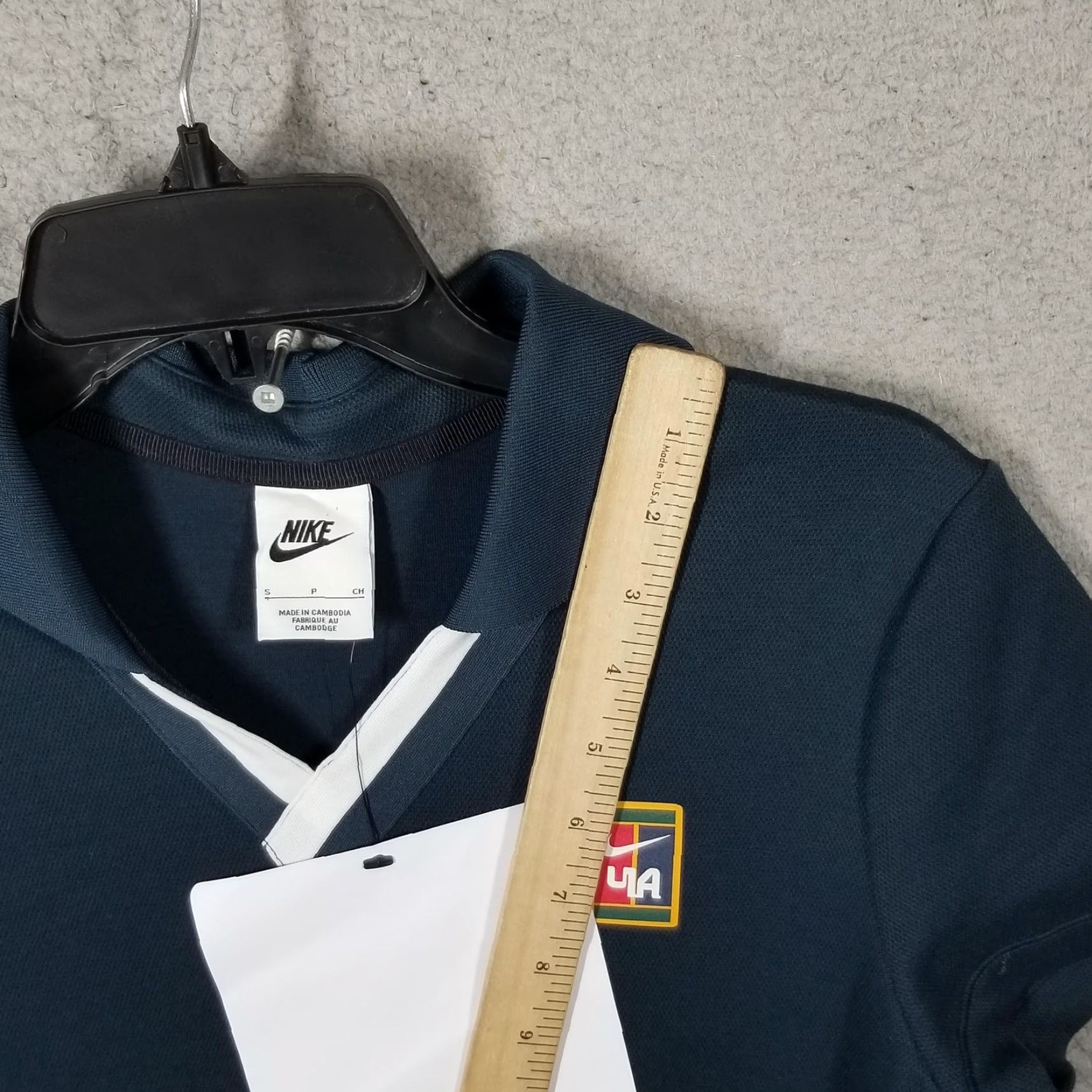 Nike Nike Court Tennis Polo Shirt Womens Small Blue Sample UA Logo Sportswear Rare Size S / US 4 / IT 40 - 4 Thumbnail