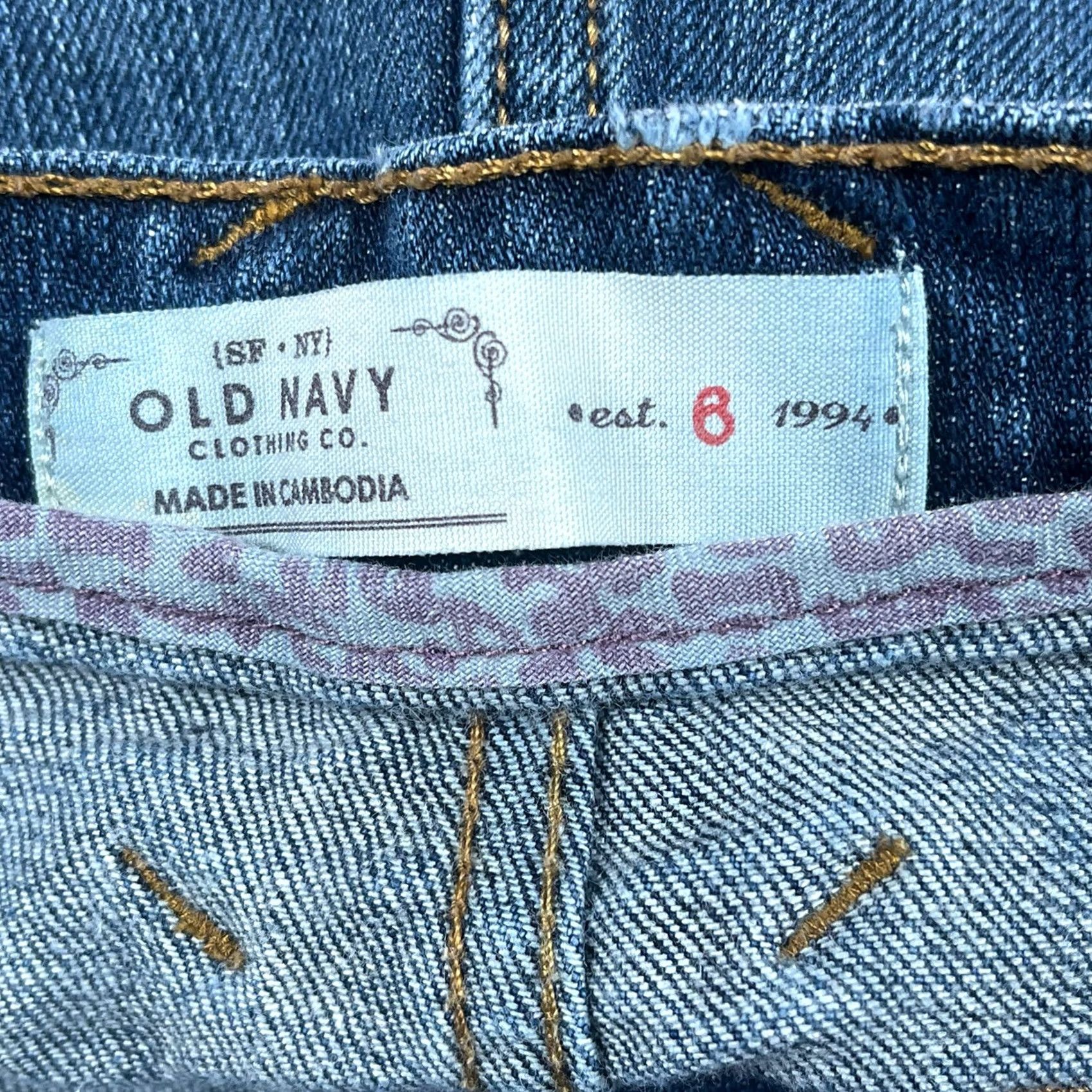 Old Navy Old Navy Clothing Co. Skirt Women’s Size 6 Jeans Mini Stretch Blue Size 28" / US 6 / IT 42 - 7 Thumbnail