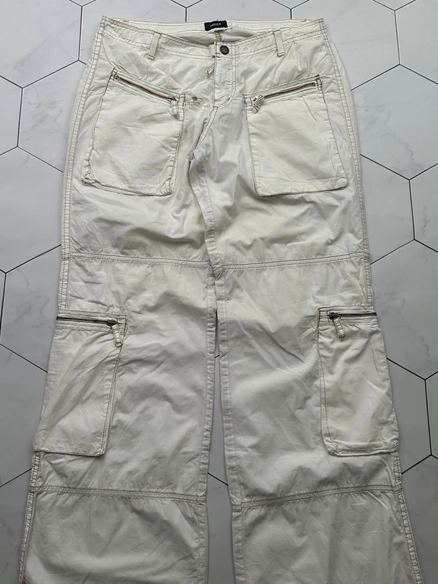 Japanese Brand Vintage Wide Cargo Pants (B490)E2 Size US 32 / EU 48 - 2 Thumbnail