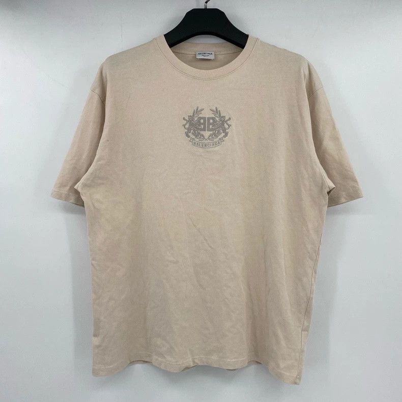 Balenciaga Balenciaga Wheat Ear BB Embroidered Tee - dmc Size US L / EU 52-54 / 3 - 1 Thumbnail