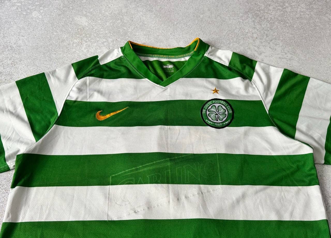 Nike × Vintage Vintage Nike Celtic Soccer Jersey T-shirt Swoosh Logo Y2K Size US XL / EU 56 / 4 - 2 Thumbnail