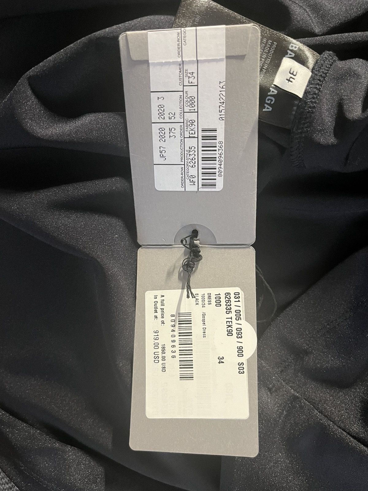 Balenciaga × Yeezy Balenciaga exclusive sample yeezy gown Size US L / EU 52-54 / 3 - 4 Thumbnail