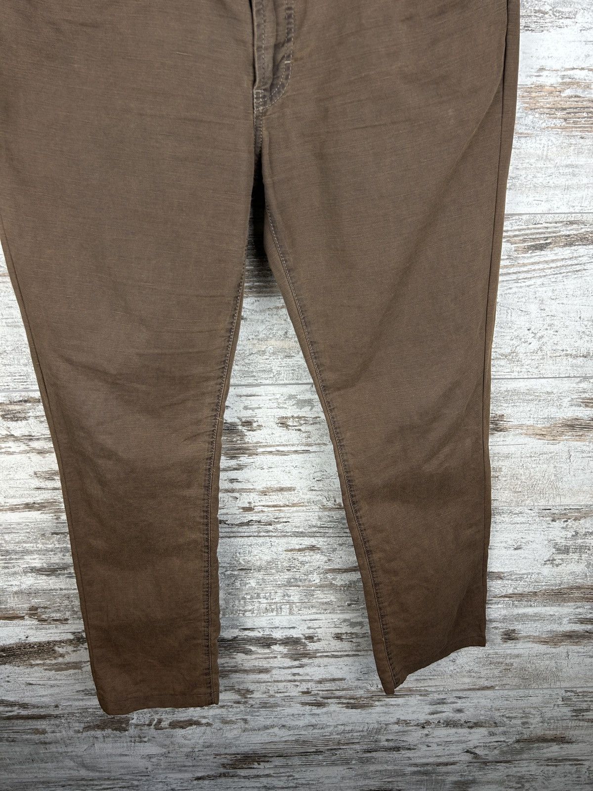 Trussardi × Vintage Mens Vintage Trussardi jeans trousers pants denim brown rare Size US 33 - 4 Thumbnail
