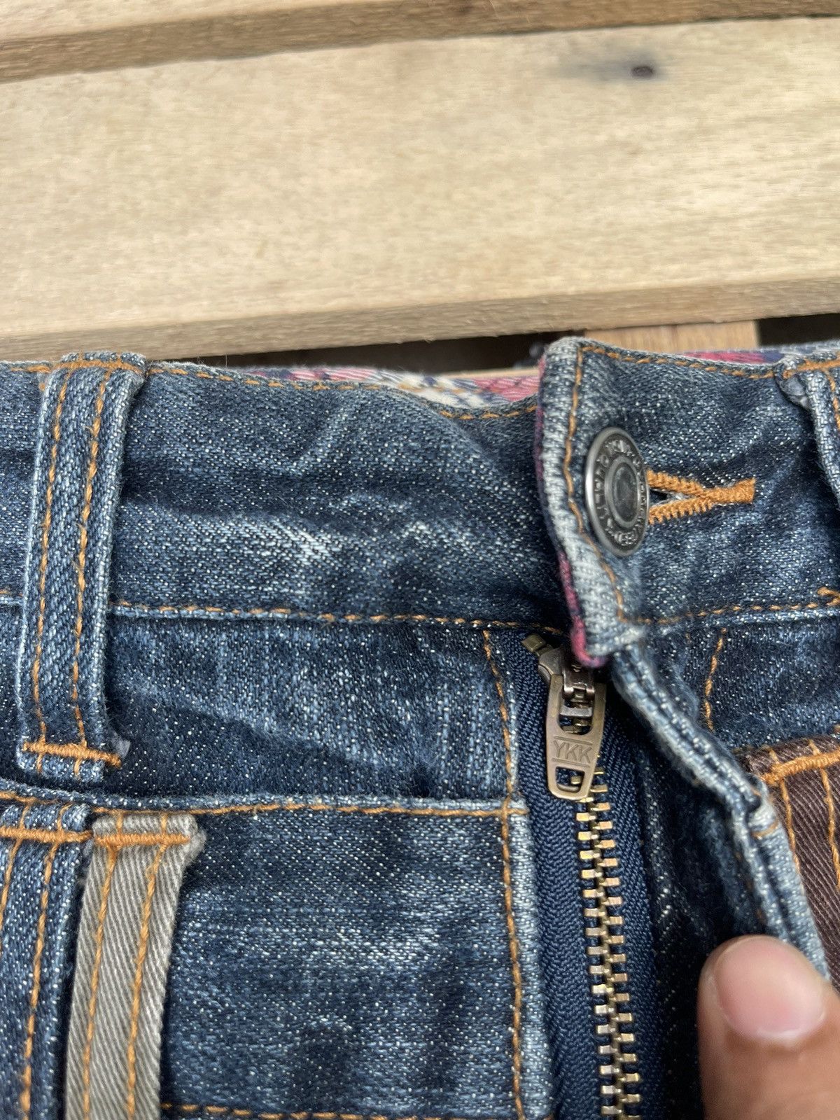 If Six Was Nine × Japanese Brand × Le Grande Bleu (L.G.B.) Japanese Vintage Double Waist If six Was Nine Style Jeans Size US 30 / EU 46 - 4 Thumbnail