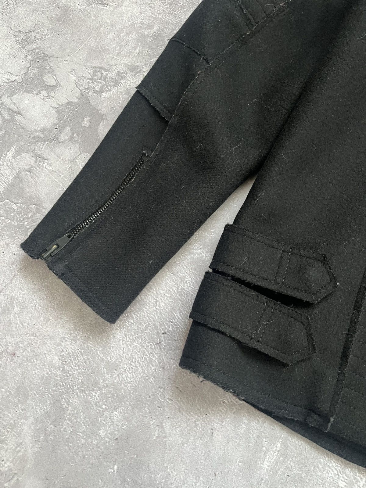Alexander Wang × H&M Alexander Wang x HM Wool Biker Heavy Jacket Bomber Size S / US 4 / IT 40 - 9 Thumbnail