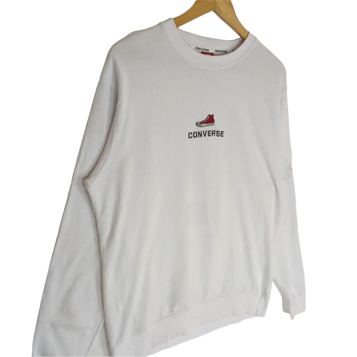 Converse CONVERSE All Star Shoes Jumper Sweatshirt Size US M / EU 48-50 / 2 - 3 Thumbnail