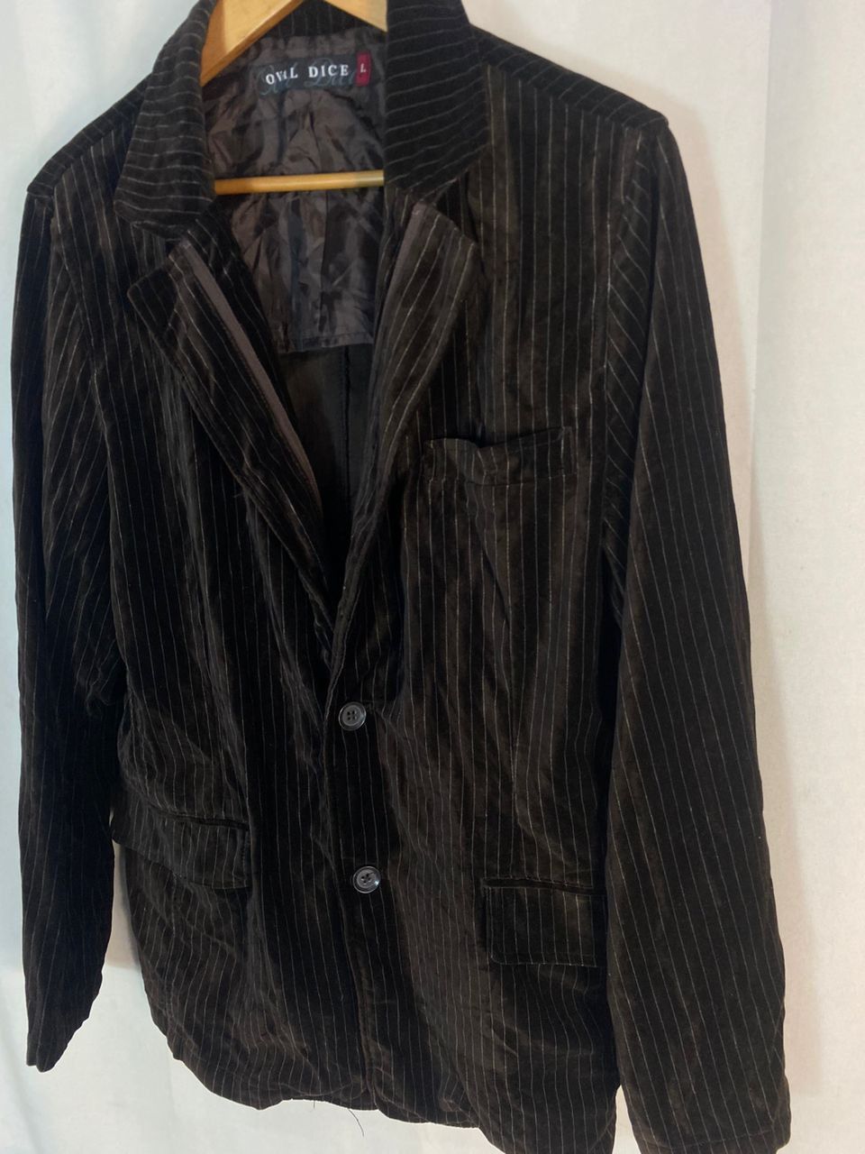Other Unisex 🔥Over dice velvet zipper jacket Size US M / EU 48-50 / 2 - 7 Thumbnail
