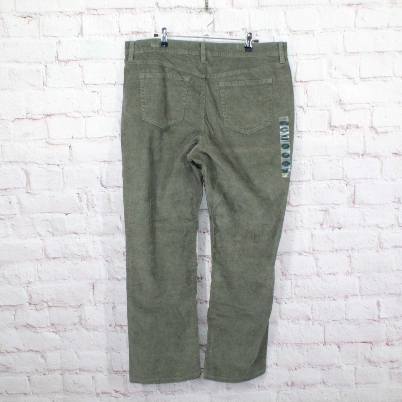 L.L. Bean LL Bean Women's Five Pocket Corduroy Pants Mid Rise Size 38" / US 16 / IT 52 - 6 Thumbnail