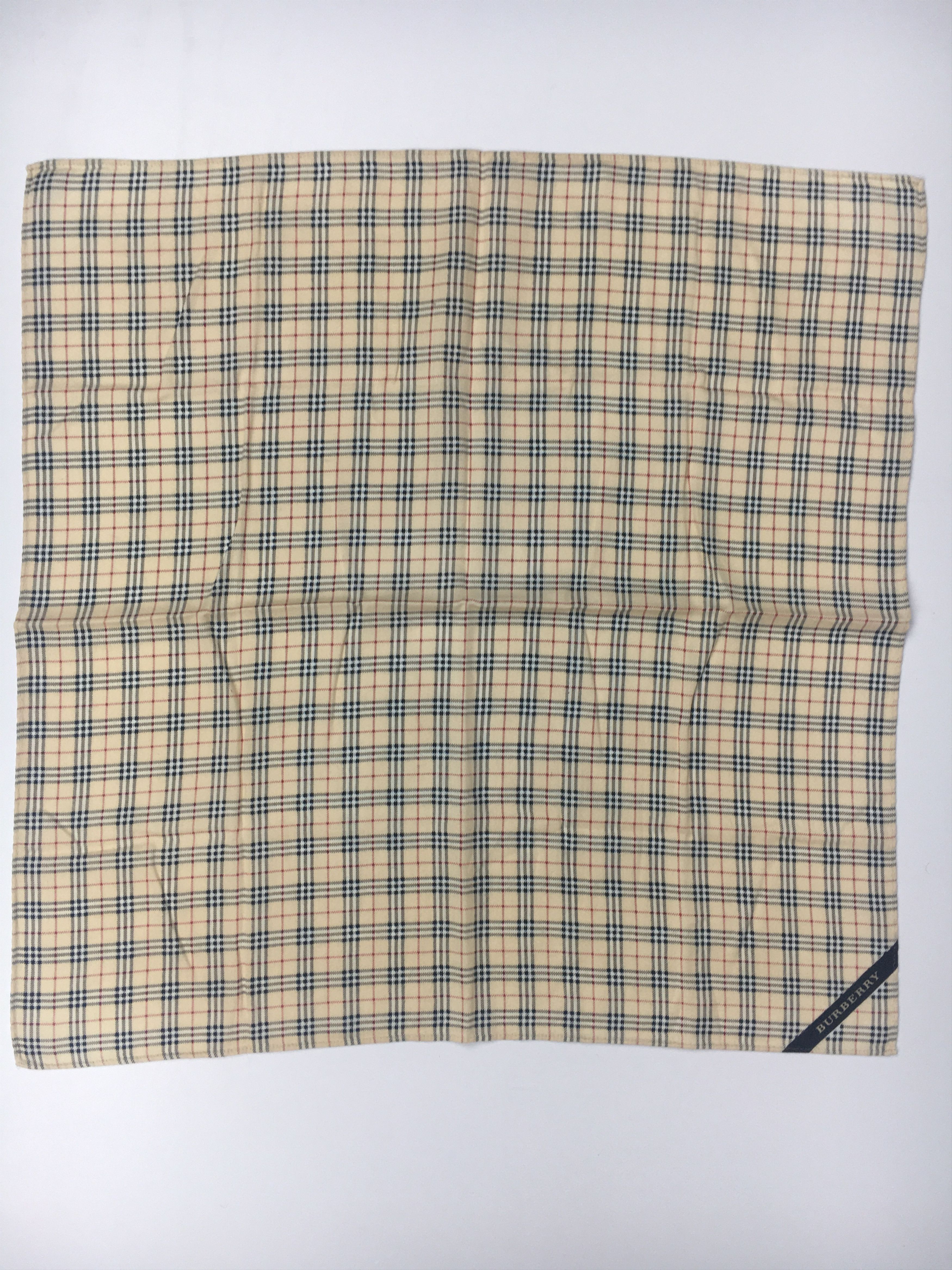 Burberry Burberry Novacheck Handkerchief Bandana Neckerchief HKC0035 Size ONE SIZE - 3 Thumbnail