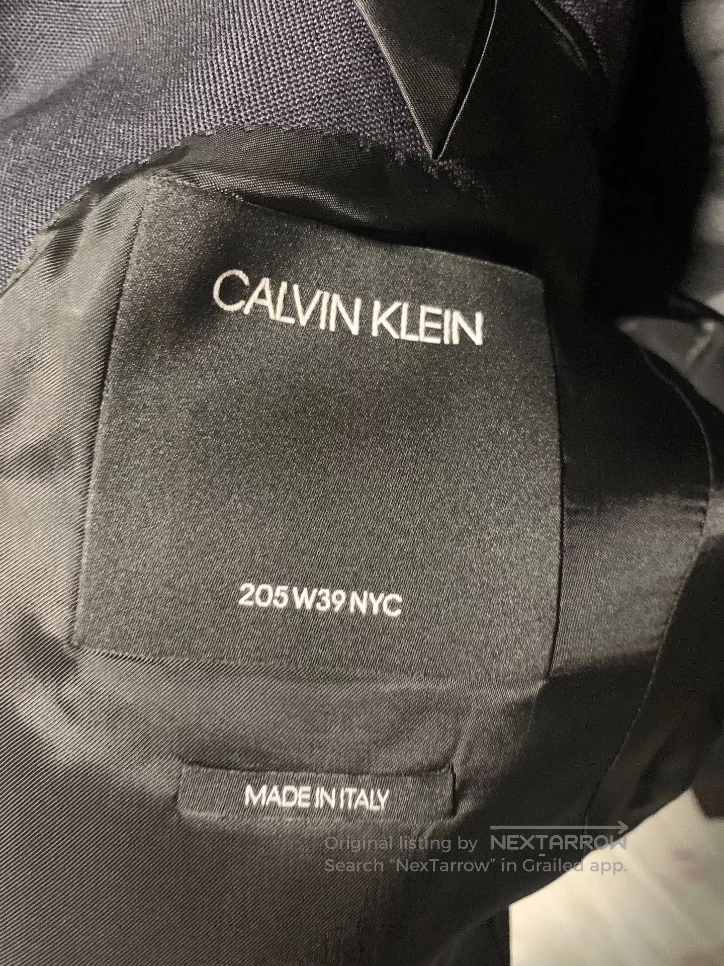 Calvin Klein 205W39NYC calvin klein navy wool blend blazer. Size US M / EU 48-50 / 2 - 4 Thumbnail