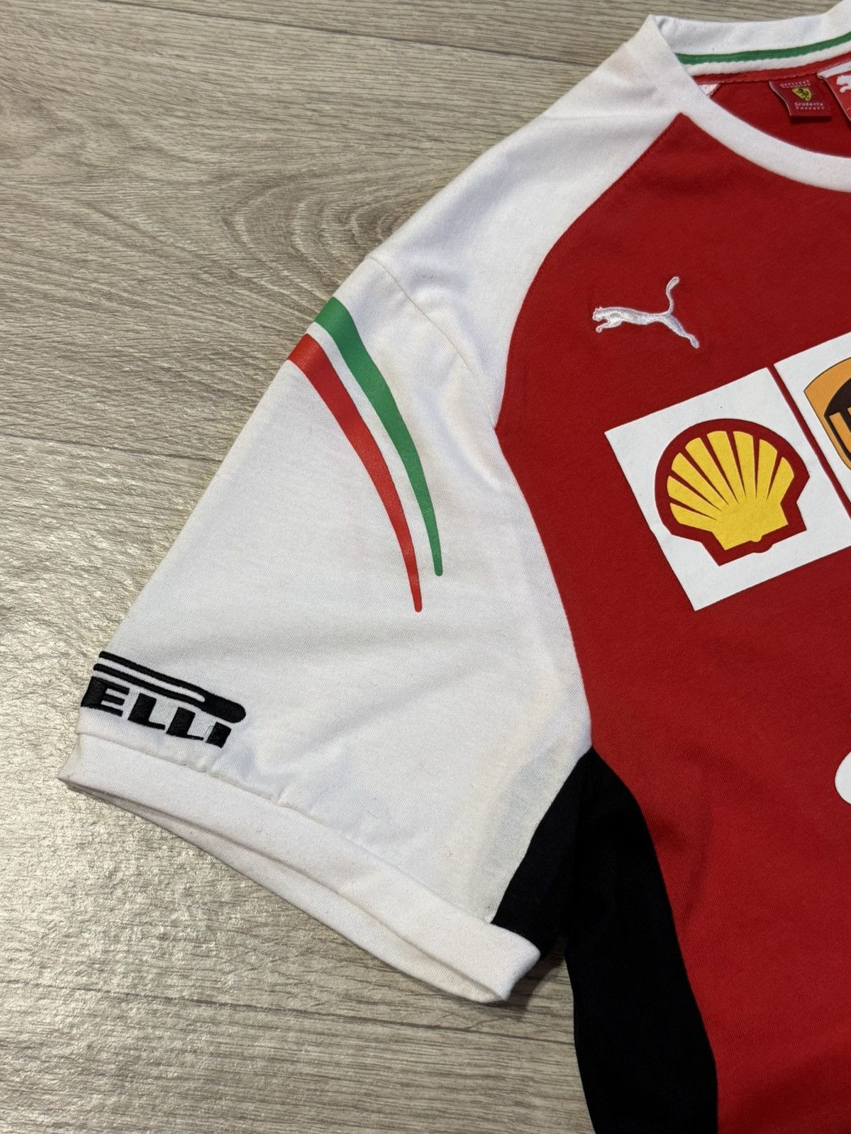 Ferrari 🔷Vintage Puma Ferrari Santander T-shirt🔷 Size US L / EU 52-54 / 3 - 3 Thumbnail