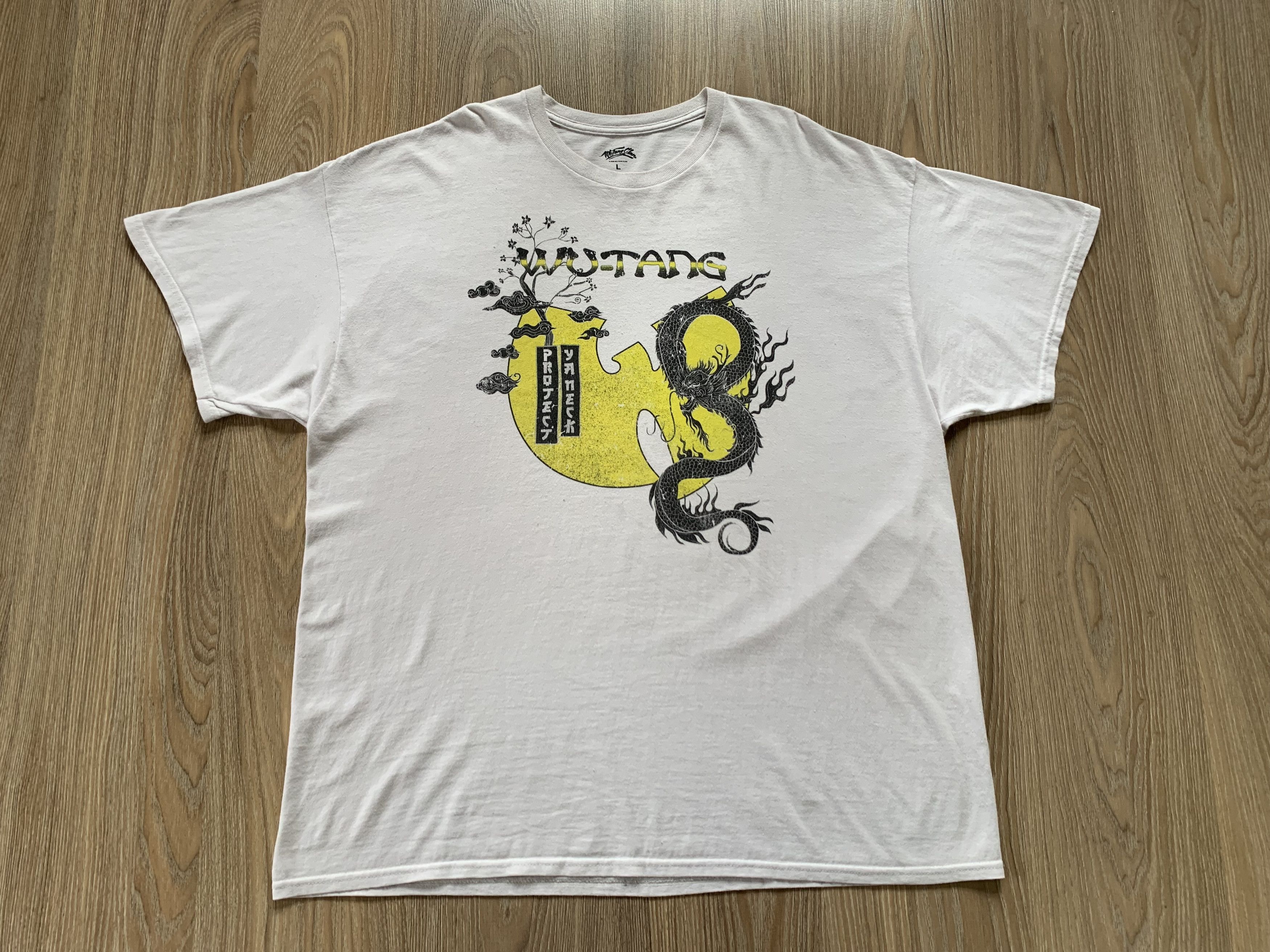 Rap Tees × Wu-Tang Clan Wu Tang Clan Protect Ya Neck T Shirt 2023 Size US L / EU 52-54 / 3 - 2 Thumbnail