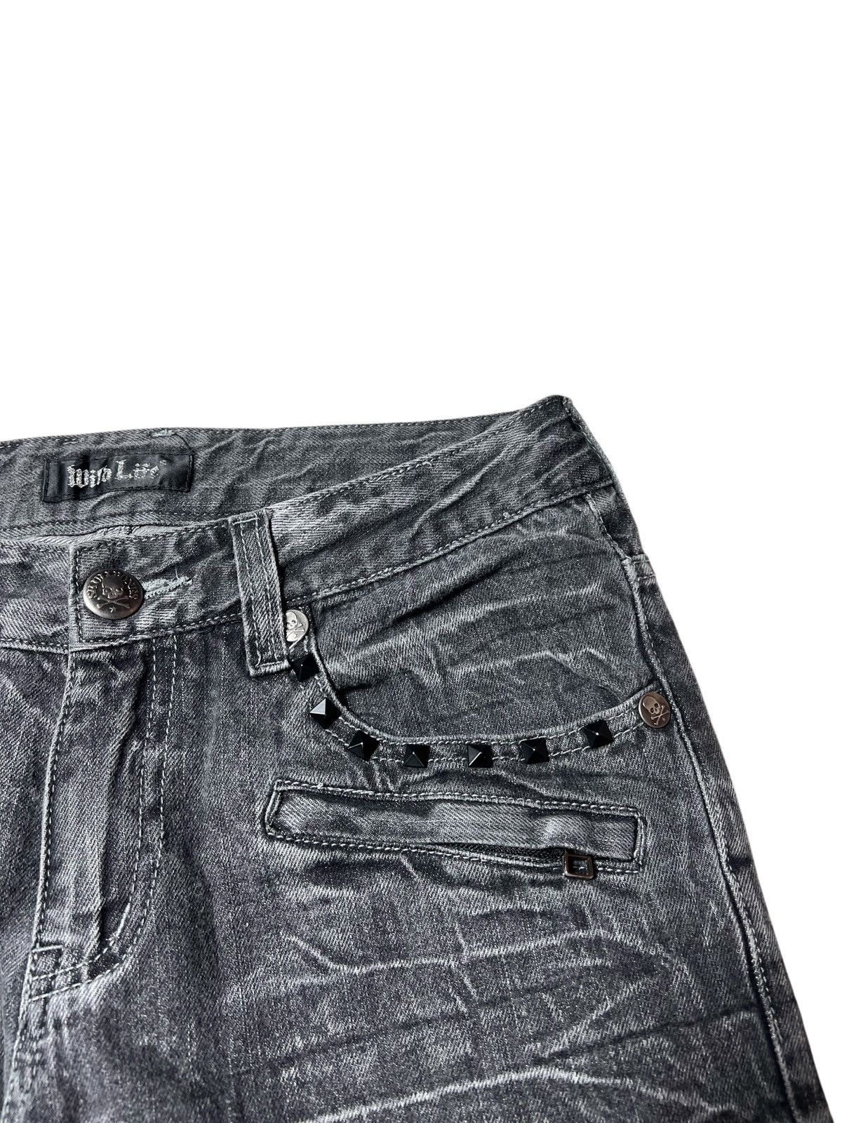 Japanese Brand Wild Life Studed Ifsixwasnine Style Clawn Mark Pants Size US 30 / EU 46 - 5 Thumbnail