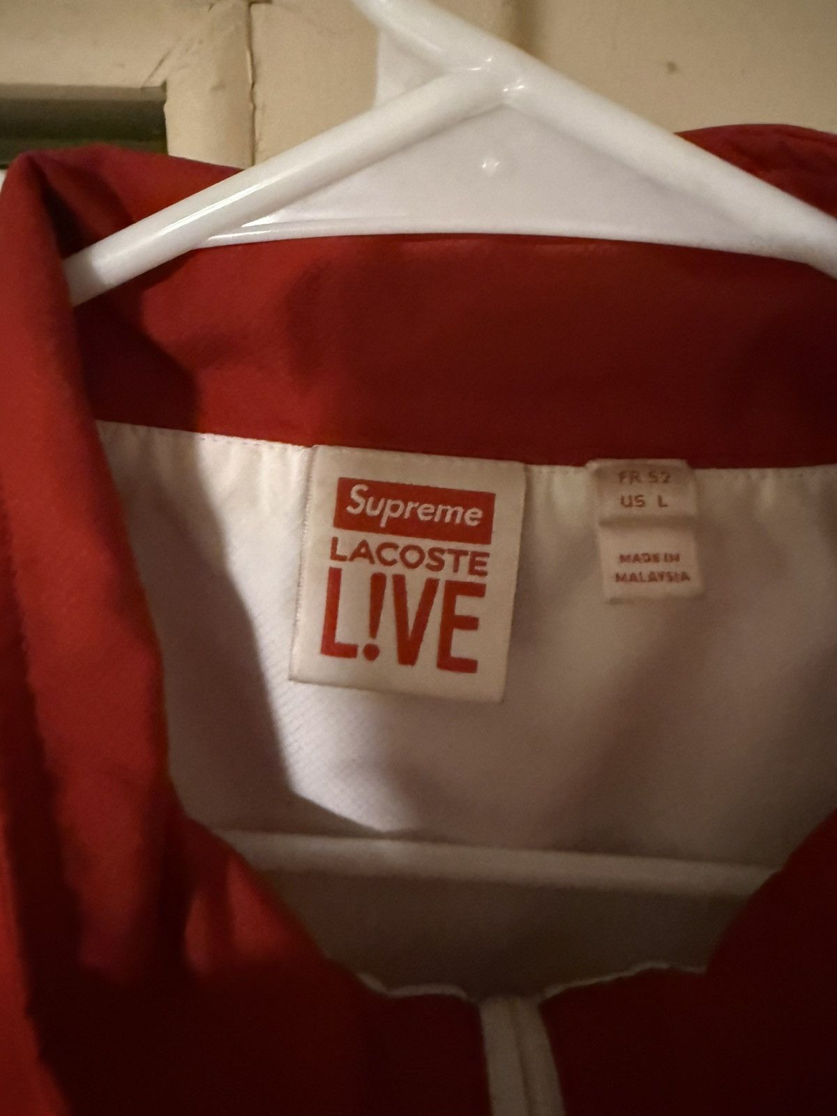 Lacoste × Supreme Supreme x Lacoste full zip track jacket Size US L / EU 52-54 / 3 - 3 Thumbnail