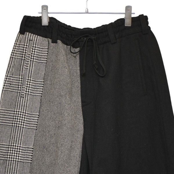 Yohji Yamamoto yohji yamamoto Check switching wide wool pants UB-P42-805 Size US 34 / EU 50 - 3 Thumbnail
