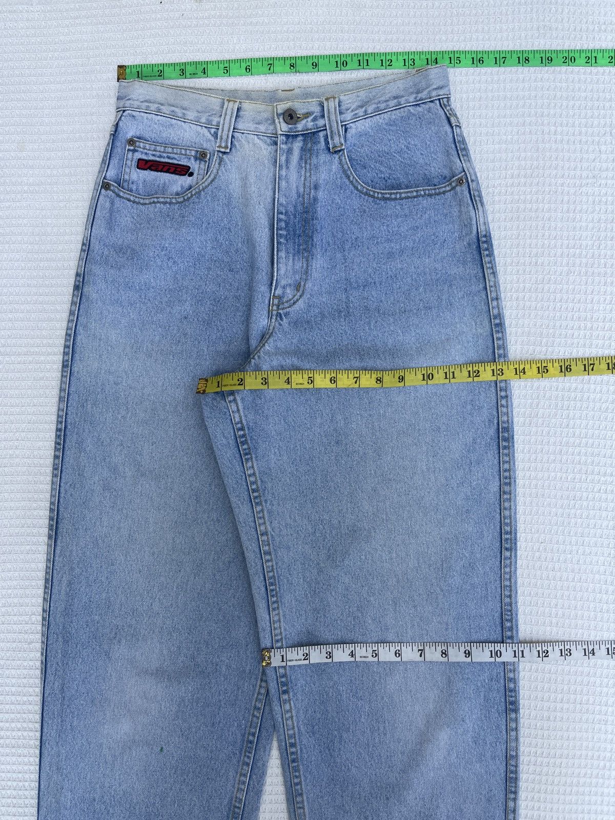 Vans Last Drop🔥Rare🔥Vintage 90s Vans USA Baggy Fit Jeans Size US 29 - 10 Thumbnail