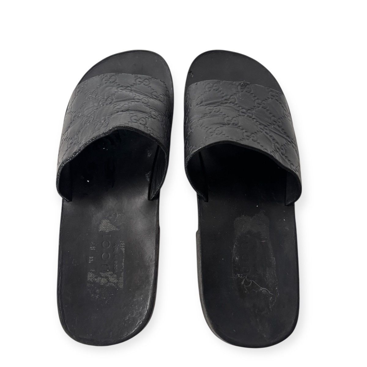Gucci Gucci by Tom Ford Monogram leather slippers Size US 9 / EU 42 - 4 Thumbnail