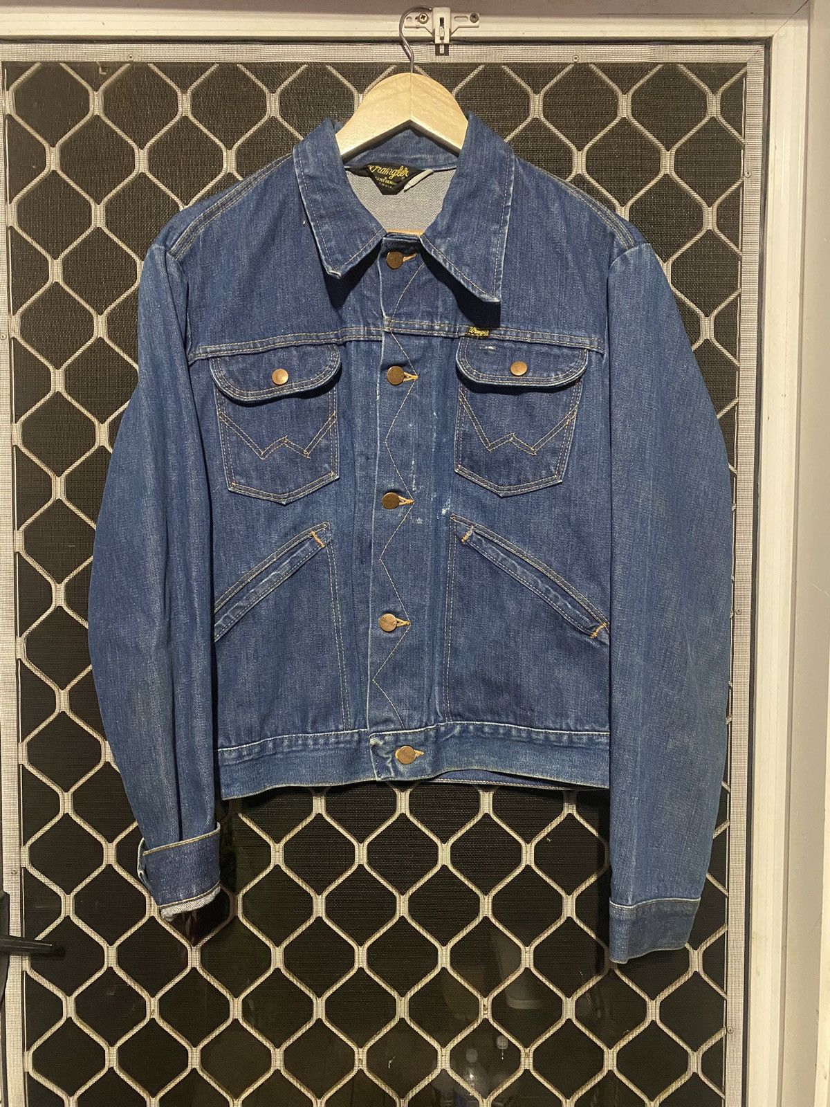 Vintage × Wrangler Vintage 70’s Wrangler denim jacket. Size US M / EU 48-50 / 2 - 1 Thumbnail