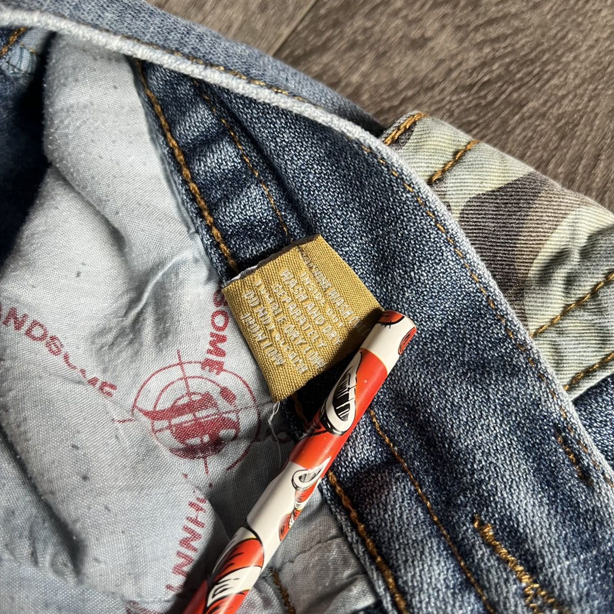 Vintage Vintage 2000s Johnny Handsome Light Washed Camo Denim Jeans Size US 30 / EU 46 - 10 Thumbnail