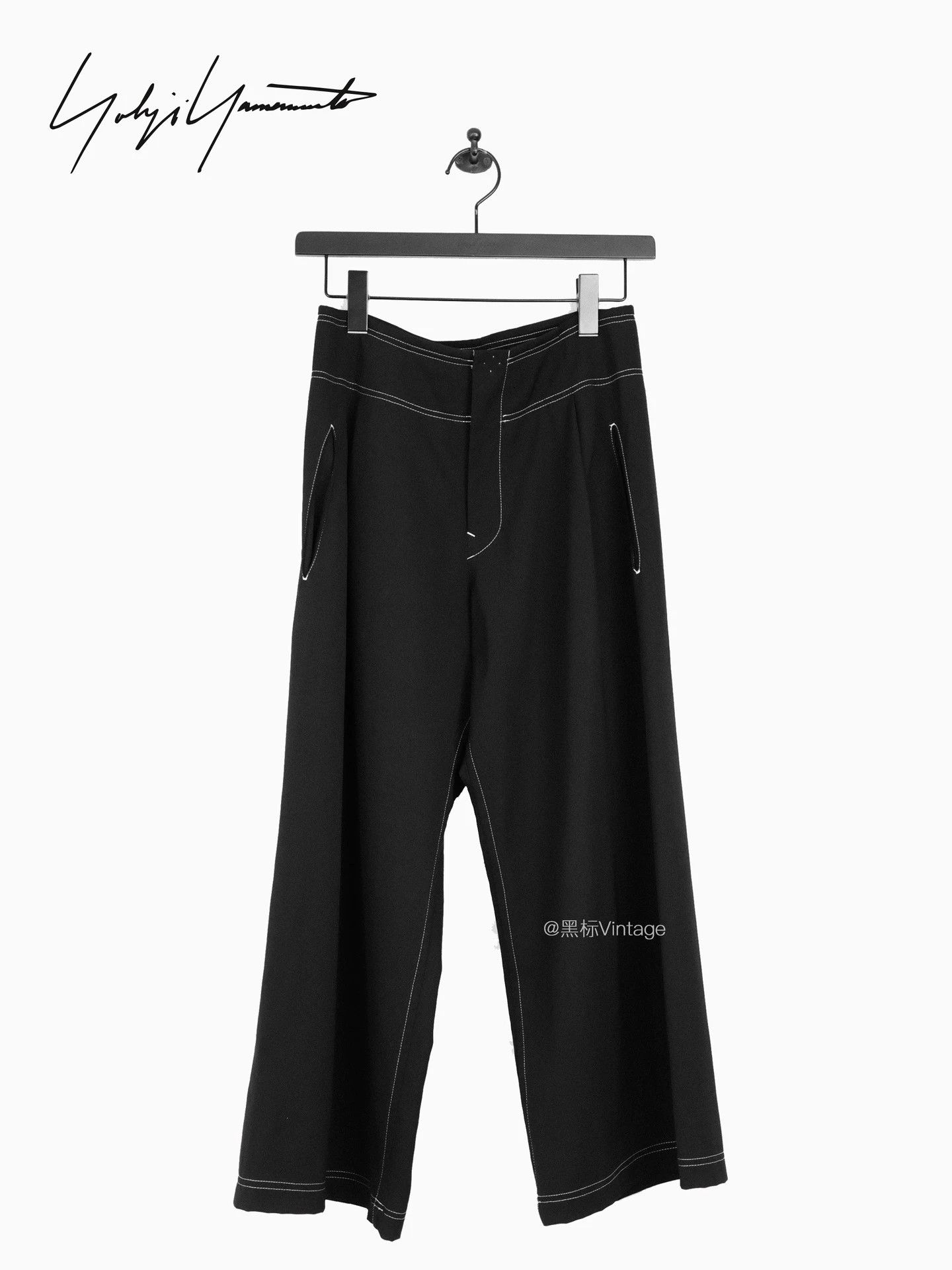Yohji Yamamoto Yohji Yamamoto 15ss Vintage Outseam Wide Leg Wmn's Size 26" / US 2 / IT 38 - 1 Thumbnail