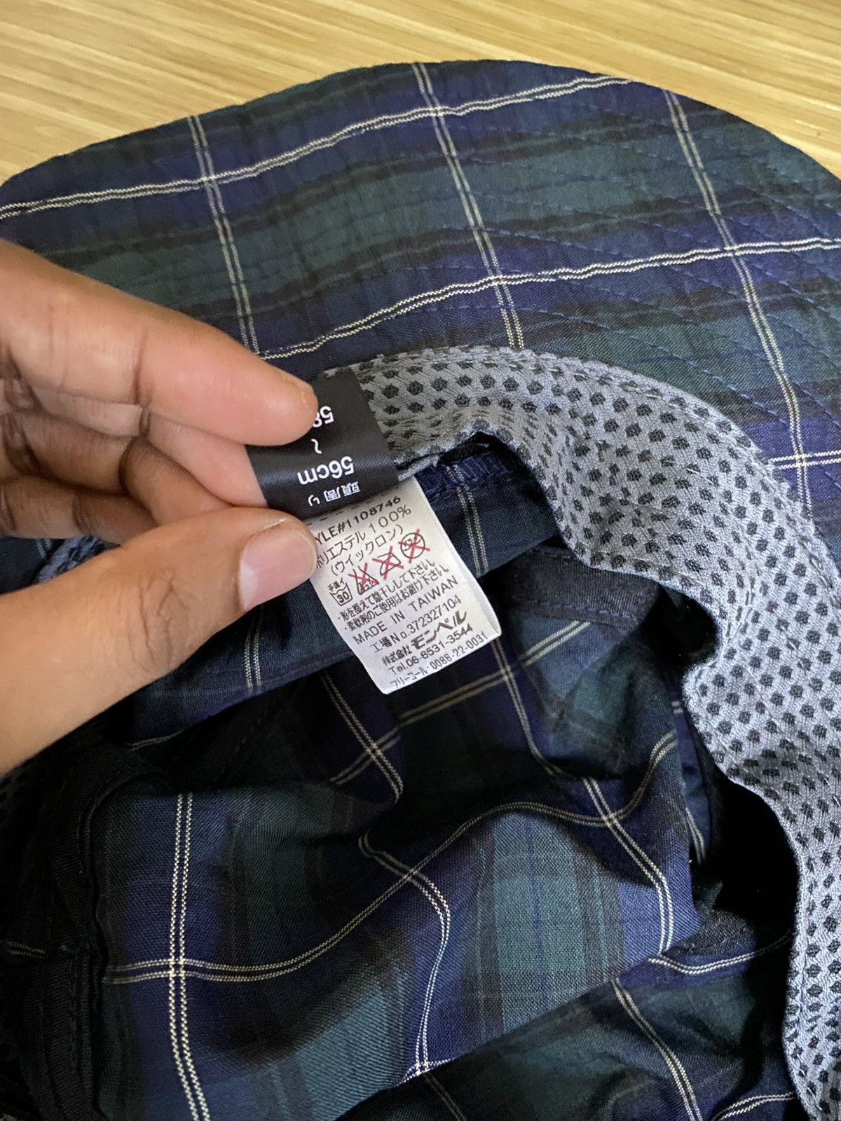 Montbell Montbell Plaid Tartan Bucket Hat Size ONE SIZE - 5 Thumbnail