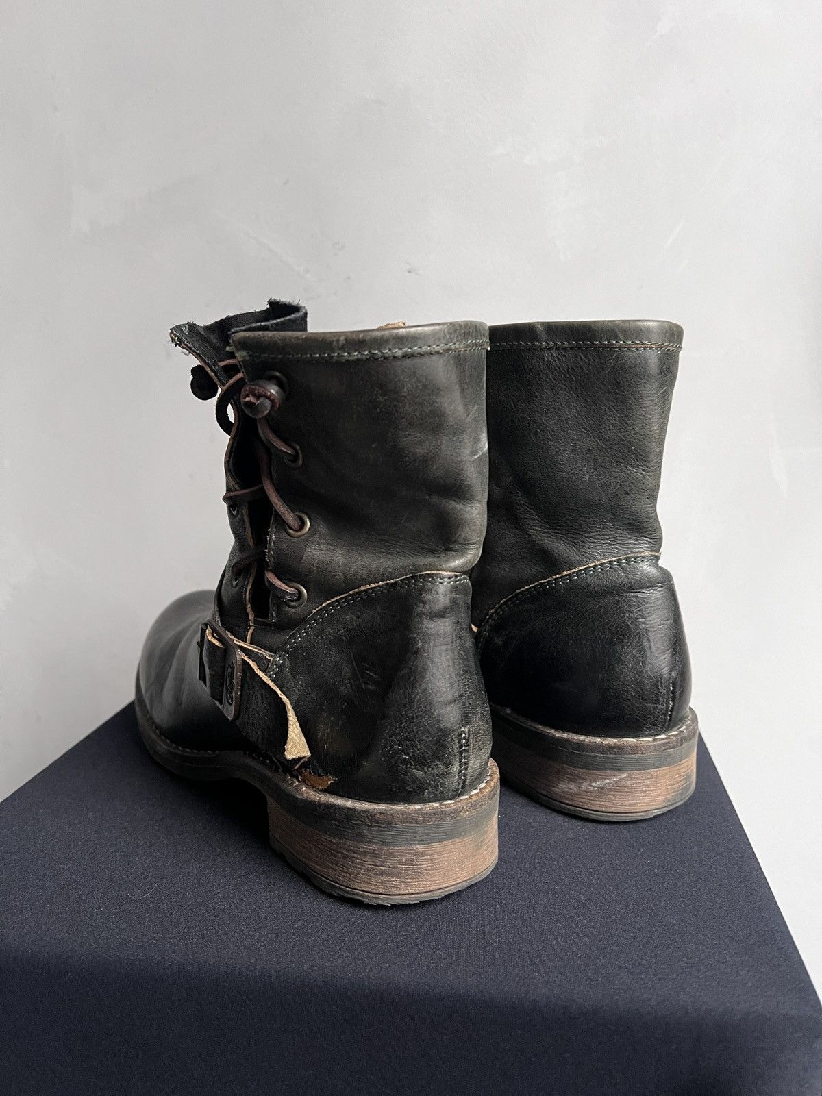 Buffalo London Buffalo avant garde leather boots style Airstep artisan Size US 6.5 / EU 39-40 - 5 Thumbnail