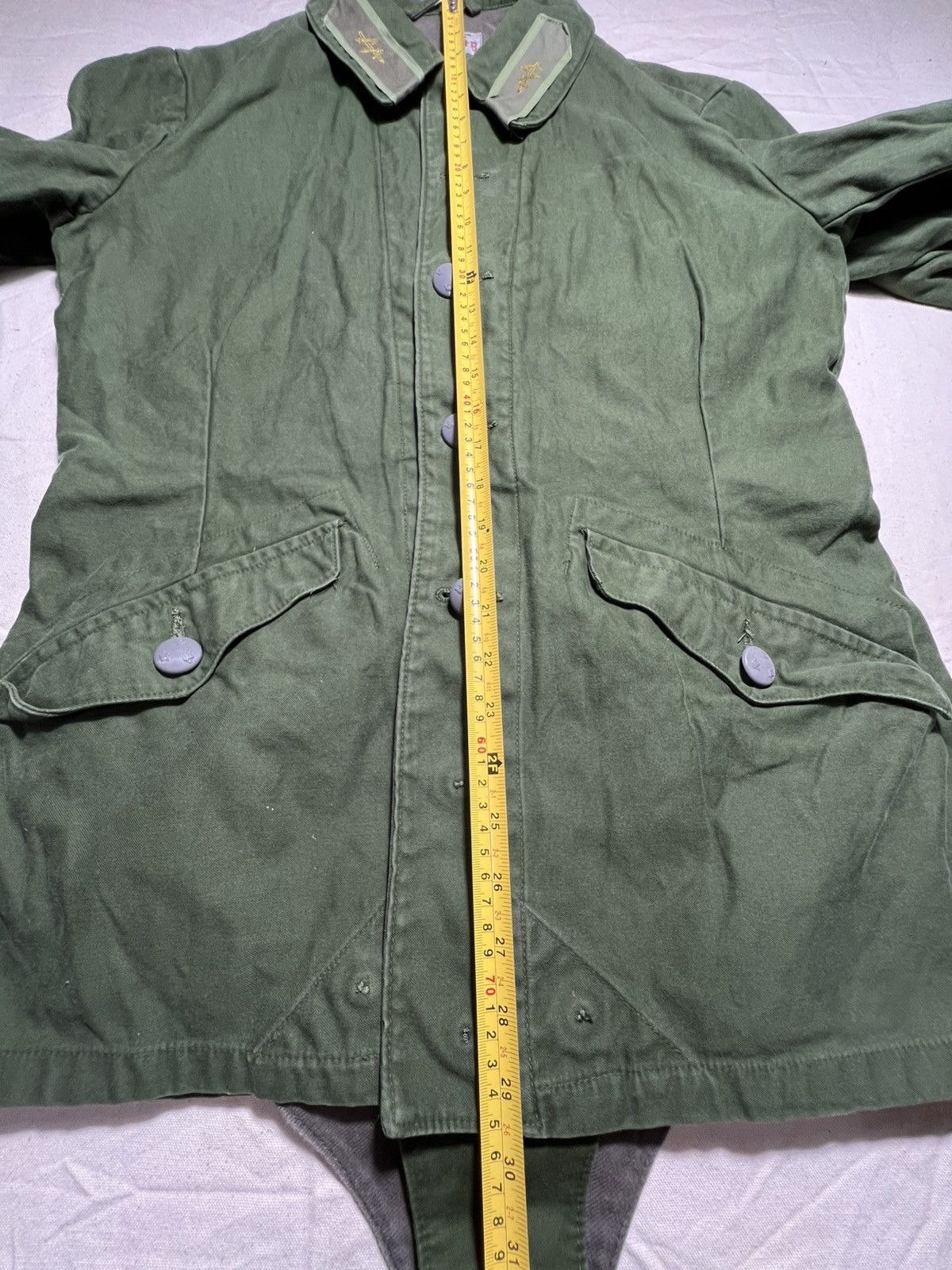 Vintage Vintage 70c Swedish Army C48 Field Jacket Size US M / EU 48-50 / 2 - 8 Thumbnail