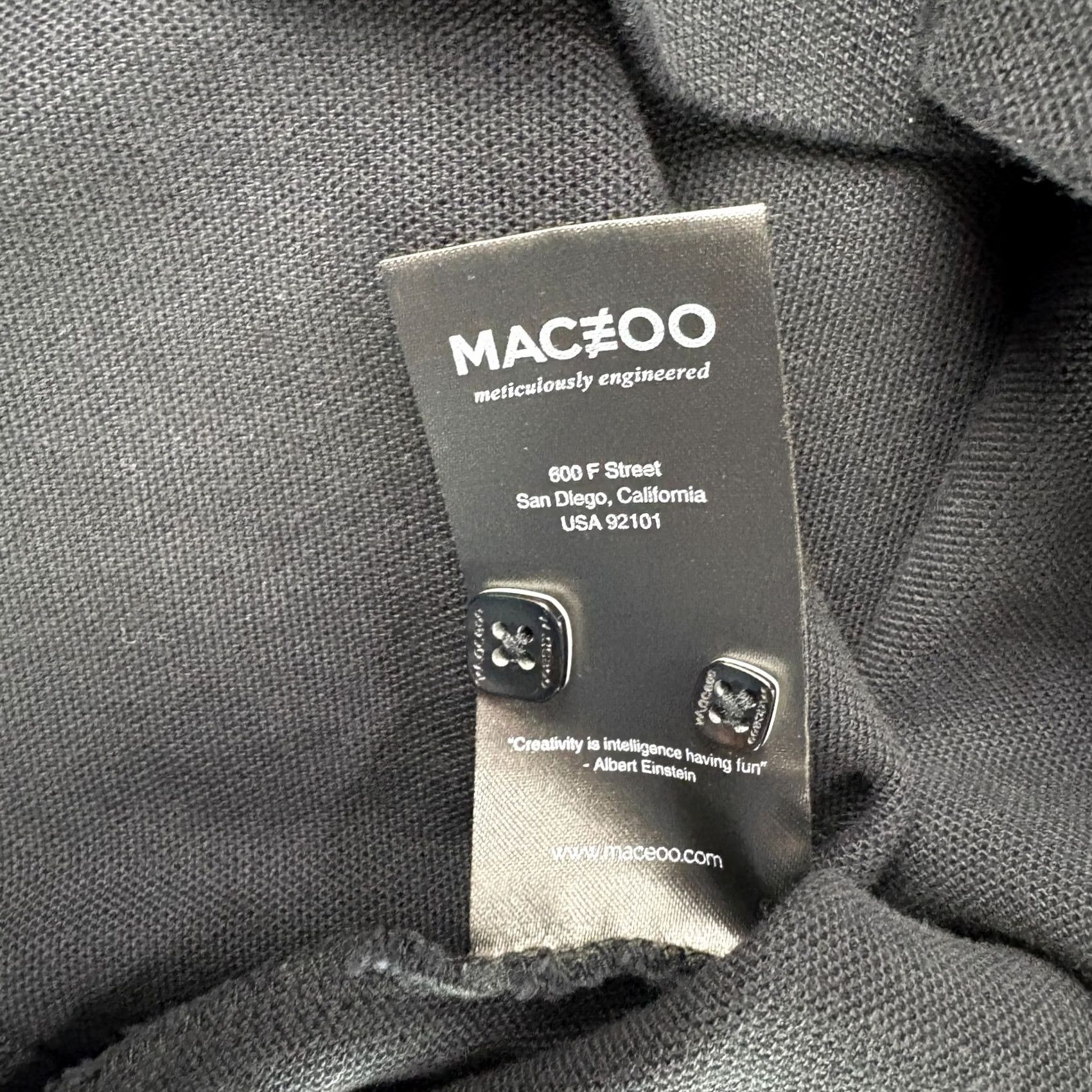 Maceoo Maceoo Polo Shirt Mens 2XL Black Slim Fit Contrast Collar Short Sleeve Shirt Polo Black 2XL Mens Size US XXL / EU 58 / 5 - 7 Thumbnail