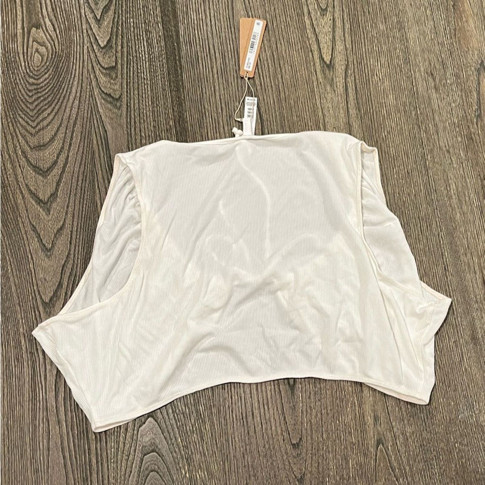SKIMS NWT Skims Soft Lounge Tie Front Super Top Ribbed Knit 4X Size 4XL / US 24-26 - 4 Thumbnail