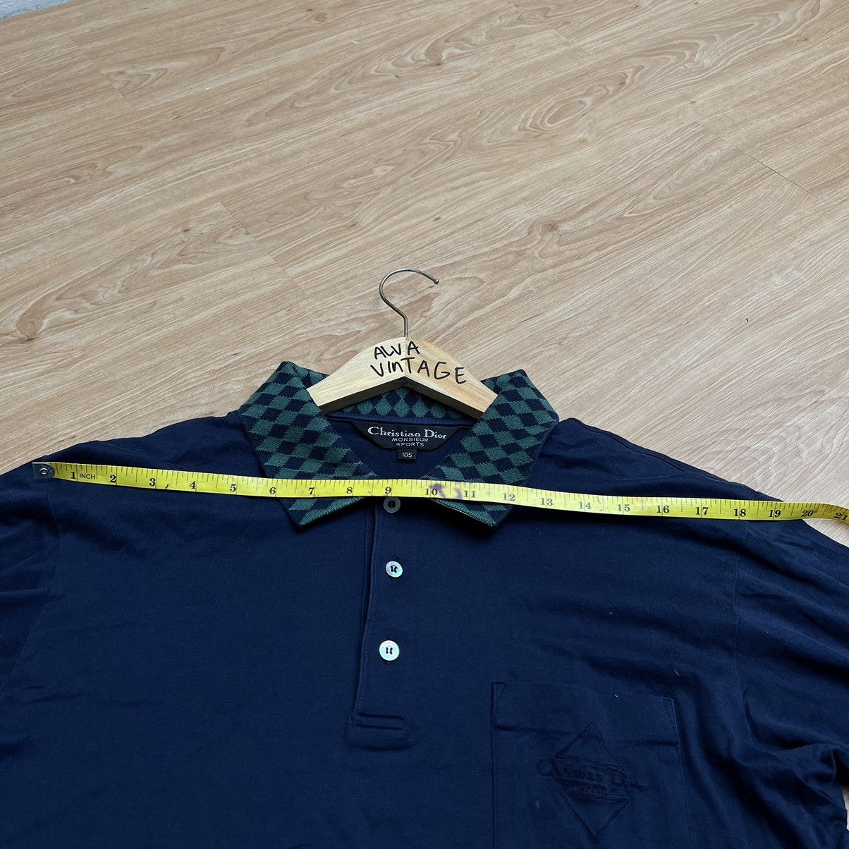 Christian Dior Monsieur × Vintage Authentics Vintage Christian Dior Sports Polo Shirt Big Logo Size US M / EU 48-50 / 2 - 10 Thumbnail
