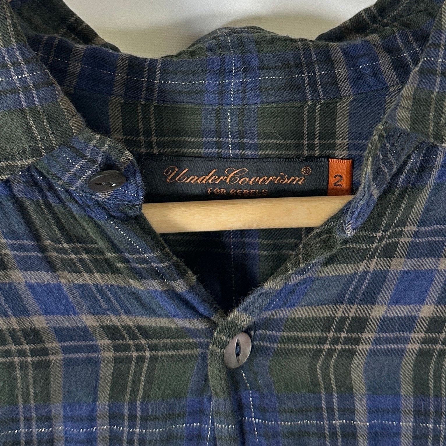 Undercover S/S07 Hybrid Bleeding Rose Flannel Shirt Size US M / EU 48-50 / 2 - 3 Thumbnail