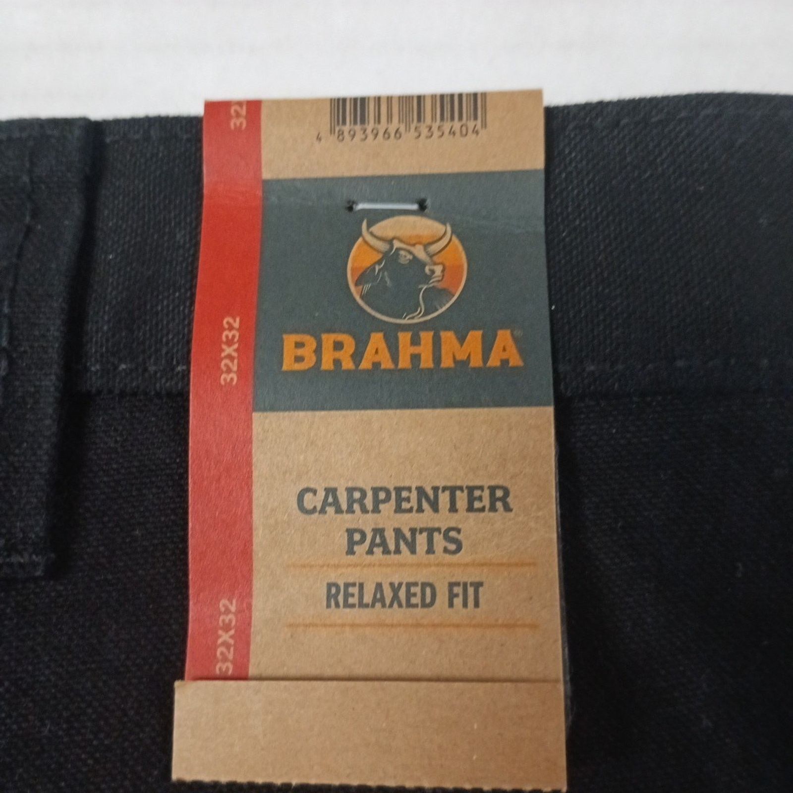 Other Brahma Work Carpenter Pants Men Size 32x32 Black Relaxed Fit Size US 32 / EU 48 - 2 Thumbnail