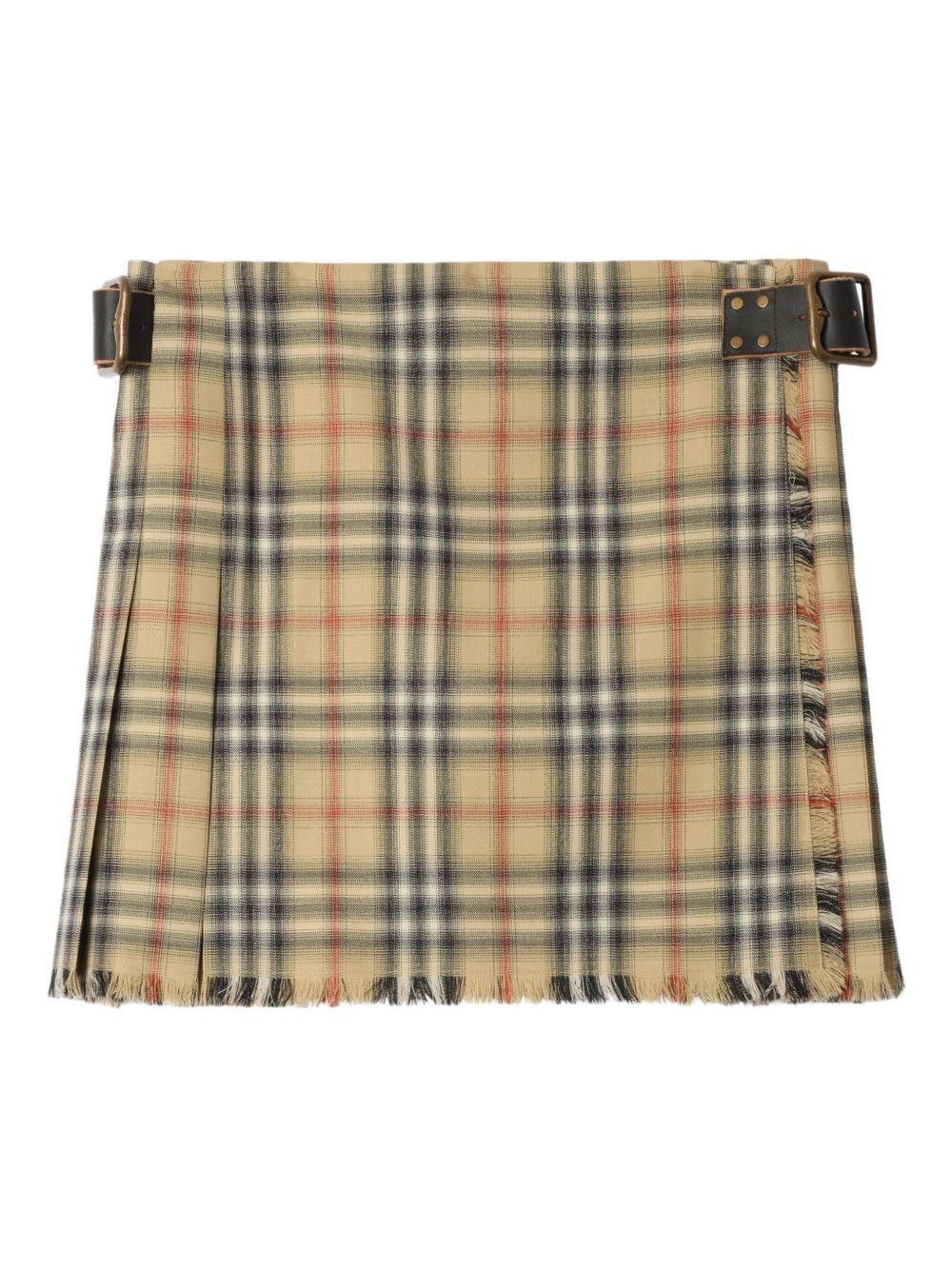 Burberry WOOL MINI SKIRT Size 32" / US 10 / IT 46 - 1 Thumbnail