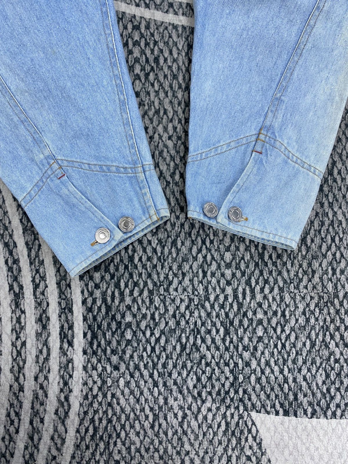 Japanese Brand Vtg Saller A Pico Authentic Wear Denim Style Button Up Shirt Size US L / EU 52-54 / 3 - 9 Thumbnail