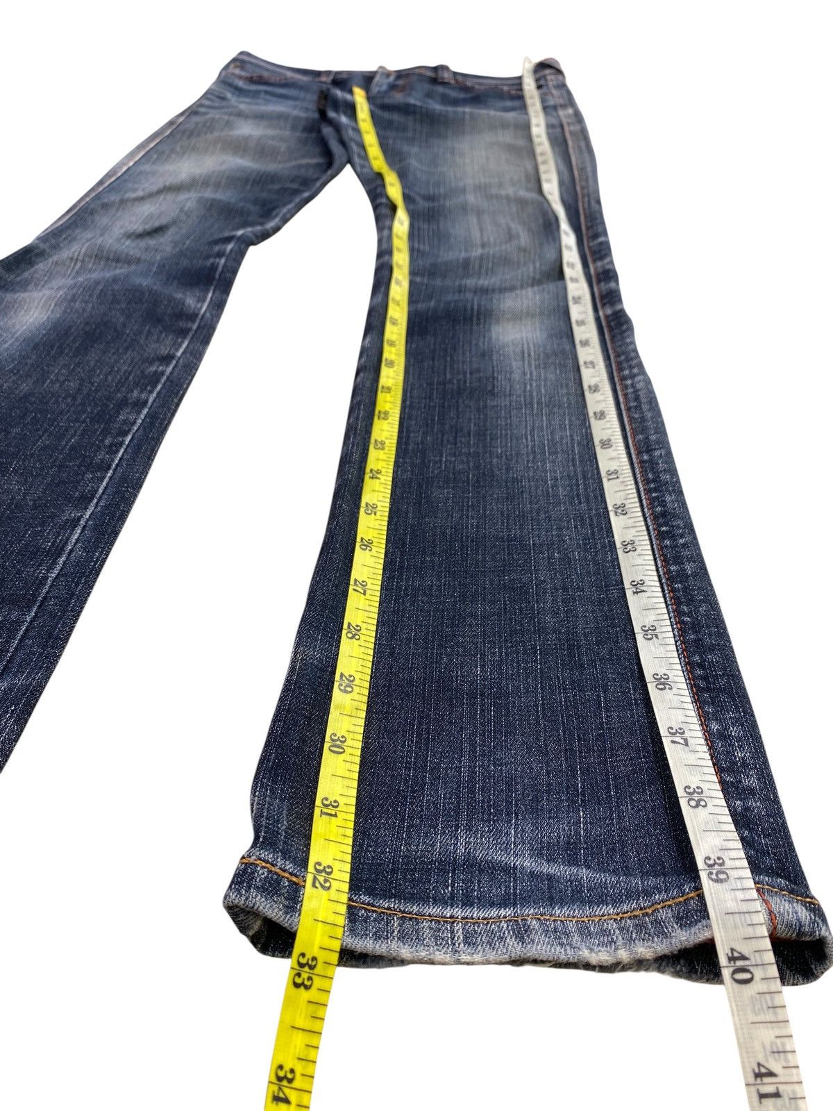 Edwin Edwin Whiskers Faded Wash Style Loose Jeans Size US 30 / EU 46 - 11 Thumbnail