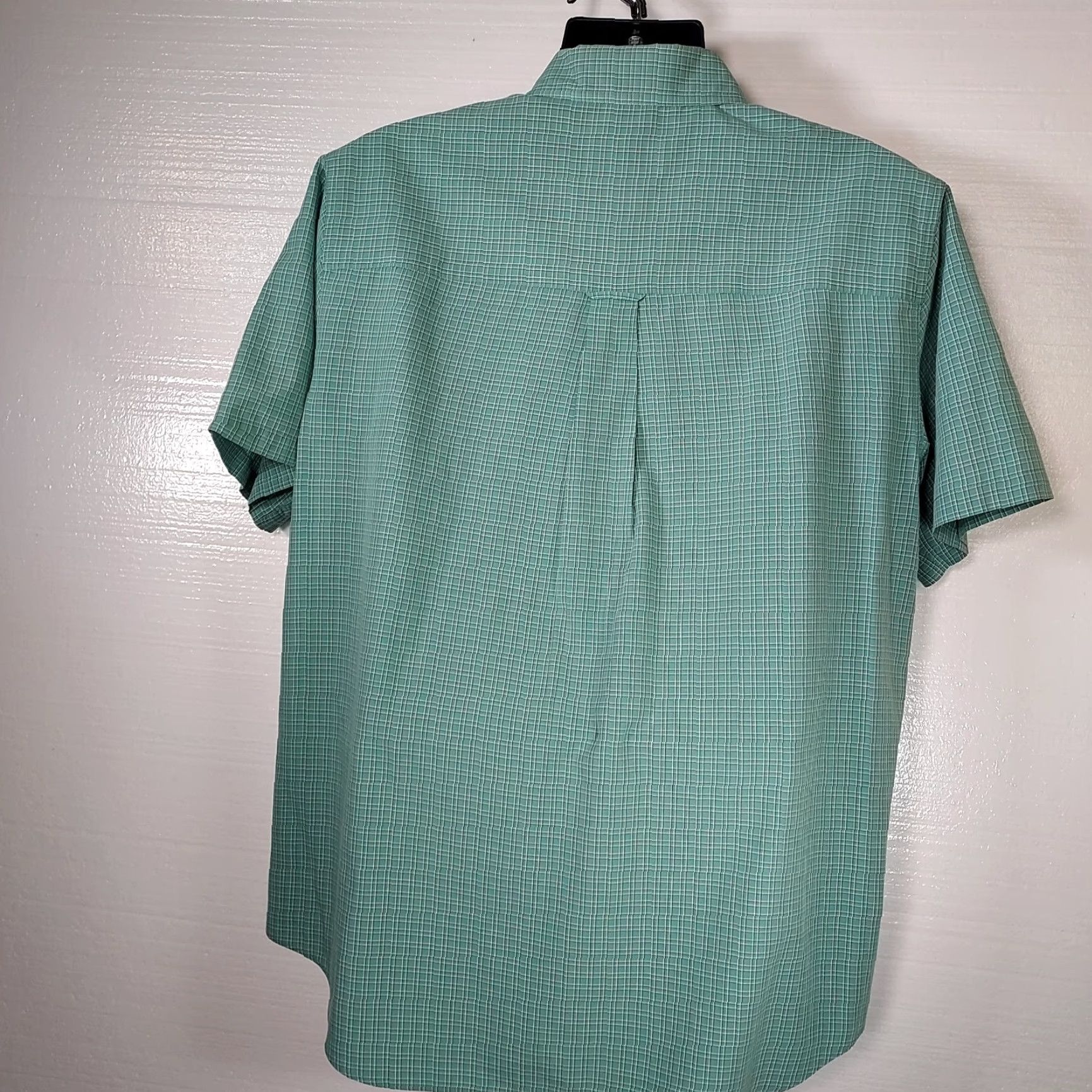 Chaps Chaps Shirt Mens Button-Up L Green Tattersall Check Easy Care Lounge Casual Fashion Mens Size US L / EU 52-54 / 3 - 2 Thumbnail