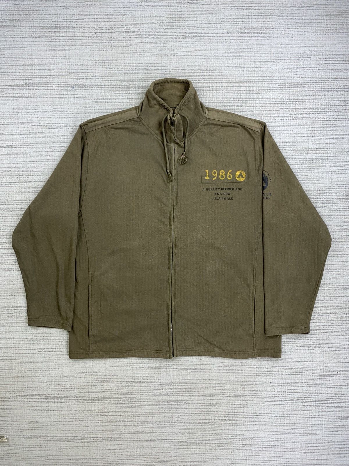 Airwalk Vintage U.S AIRWALK Military Style Zipper Jacket Size US XL / EU 56 / 4 - 2 Thumbnail