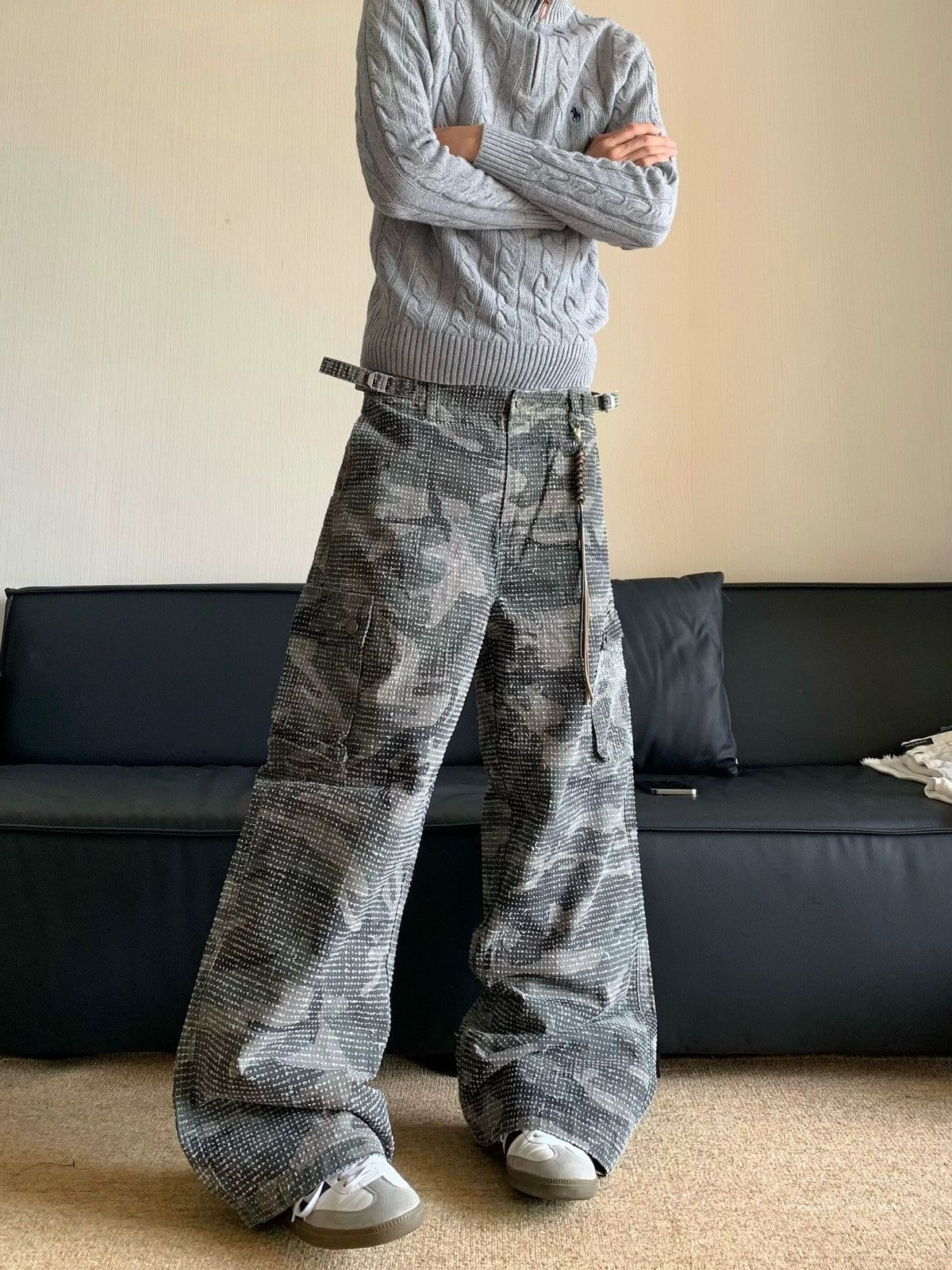 Designer × Vintage Retro punk pants Size US 32 / EU 48 - 4 Thumbnail
