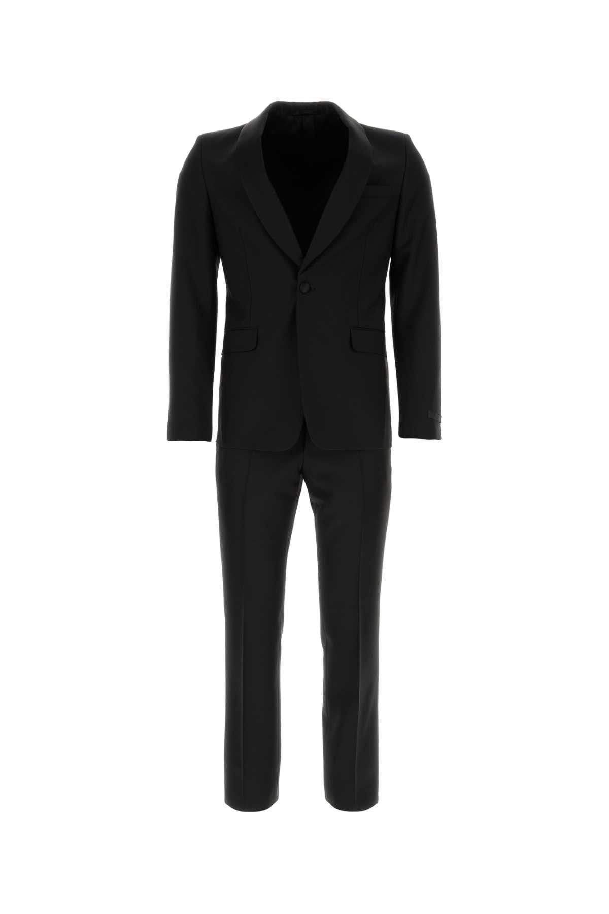 Prada Black Wool Blend Suit Size US S / EU 44-46 / 1 - 1 Thumbnail