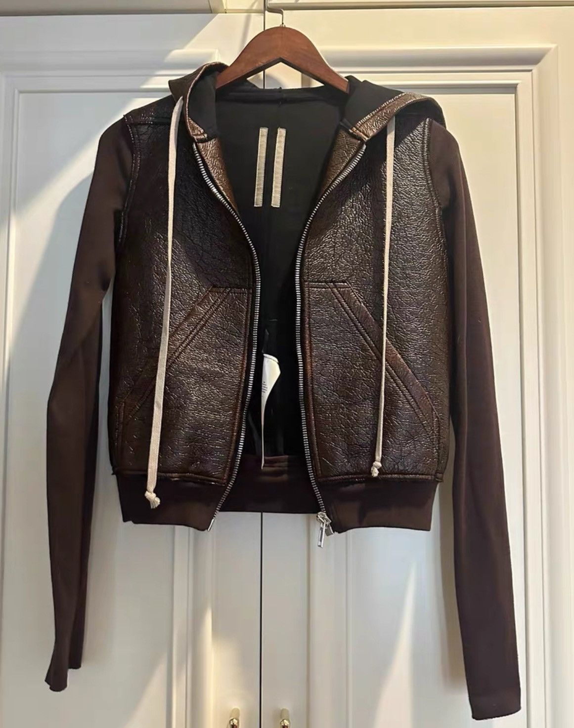 Rick Owens Rick Owens Double Line Hoodie 19fw Size S / US 4 / IT 40 - 1 Thumbnail