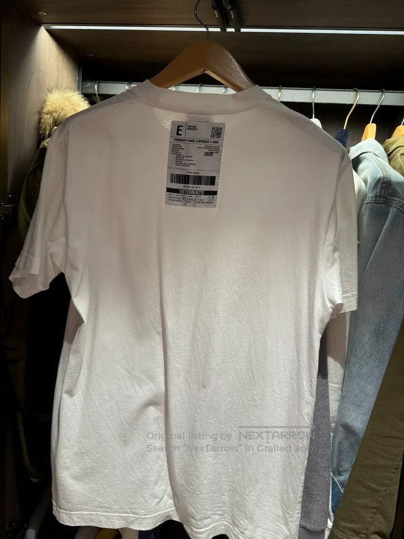 Vetements Vetements Classic White Black Logo T-Shirt Short Sleeve Size US XS / EU 42 / 0 - 4 Thumbnail