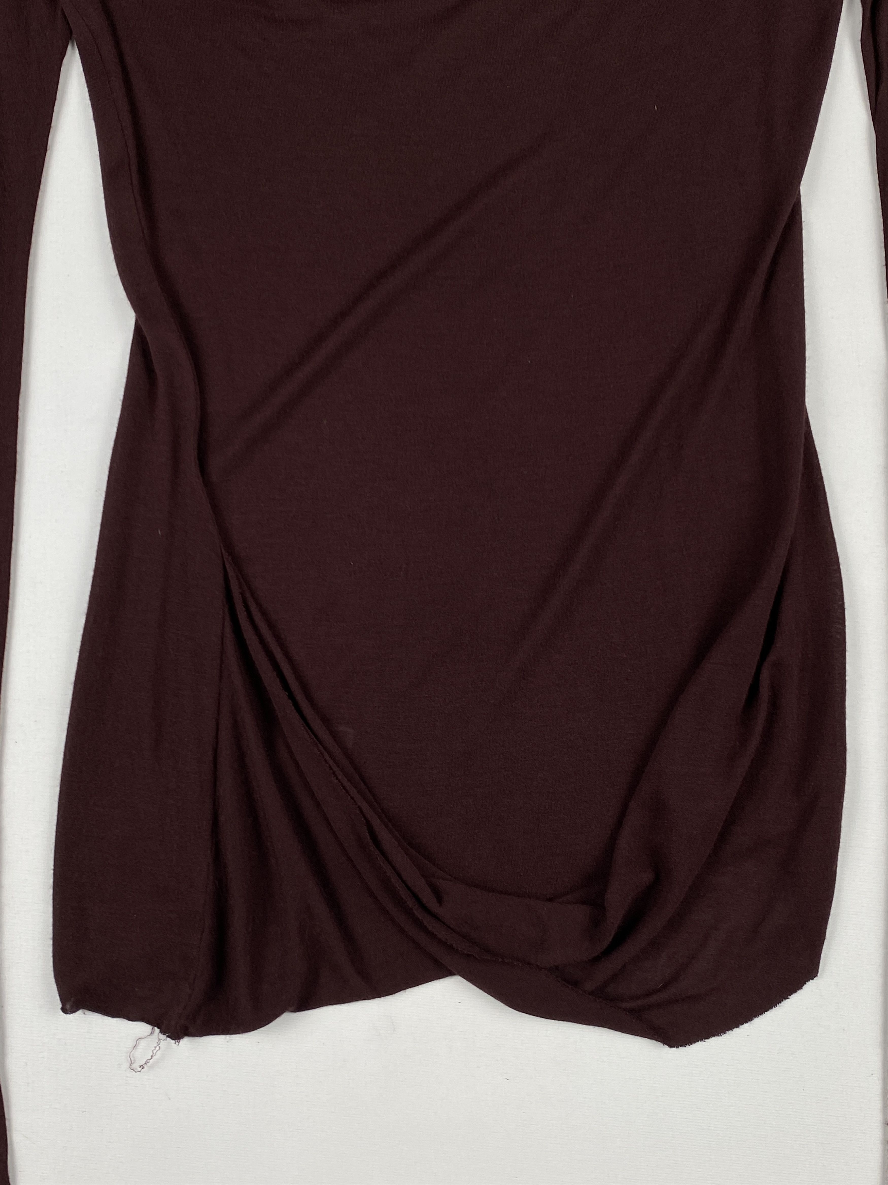 Helmut Lang Long Sleeve Cowl Neck Top Size S / US 4 / IT 40 - 4 Thumbnail
