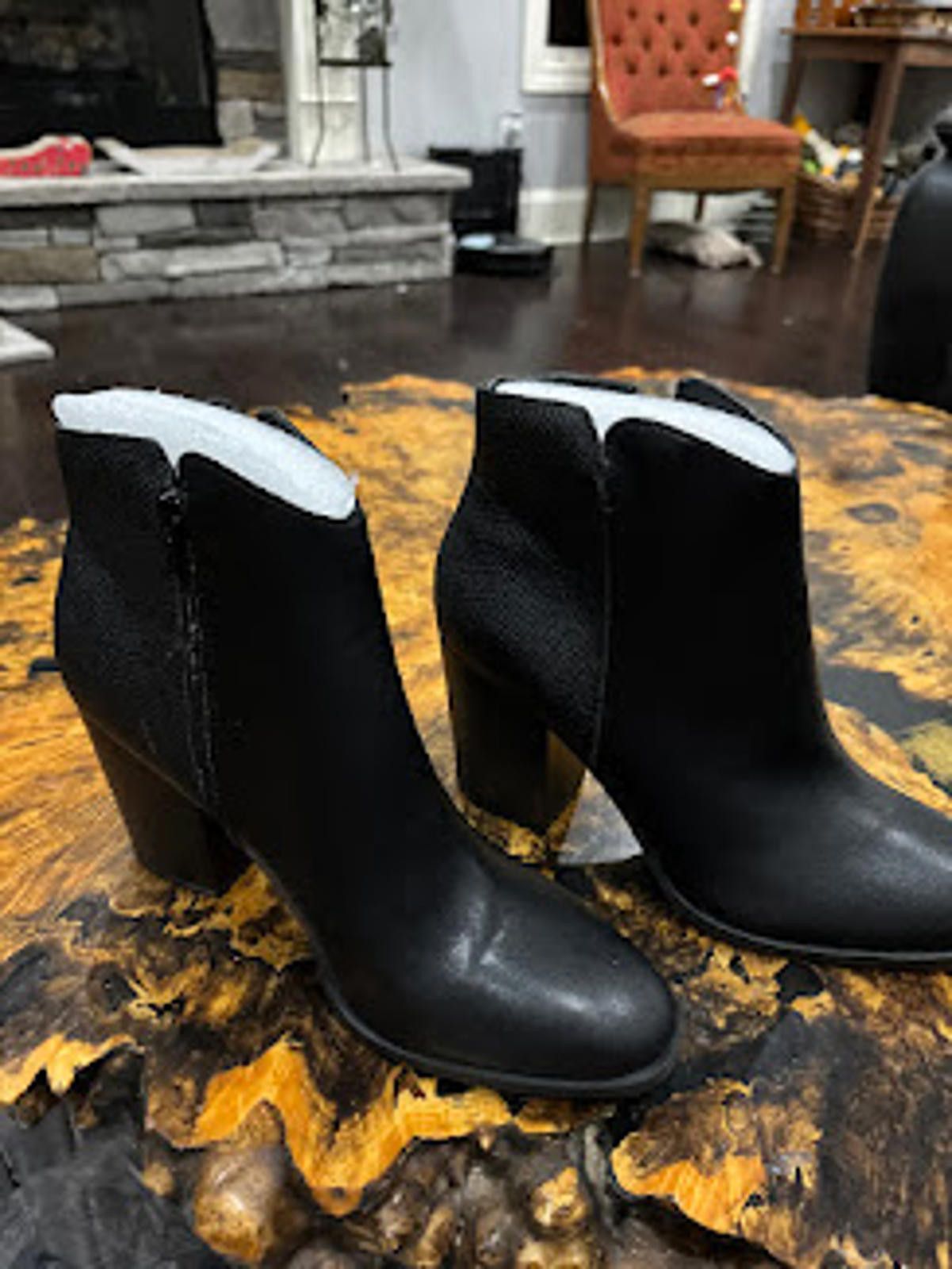 Other Sun & Stone Black Women's Heeled Ankle Boots Size 10M Size US 10 / IT 40 - 1 Thumbnail