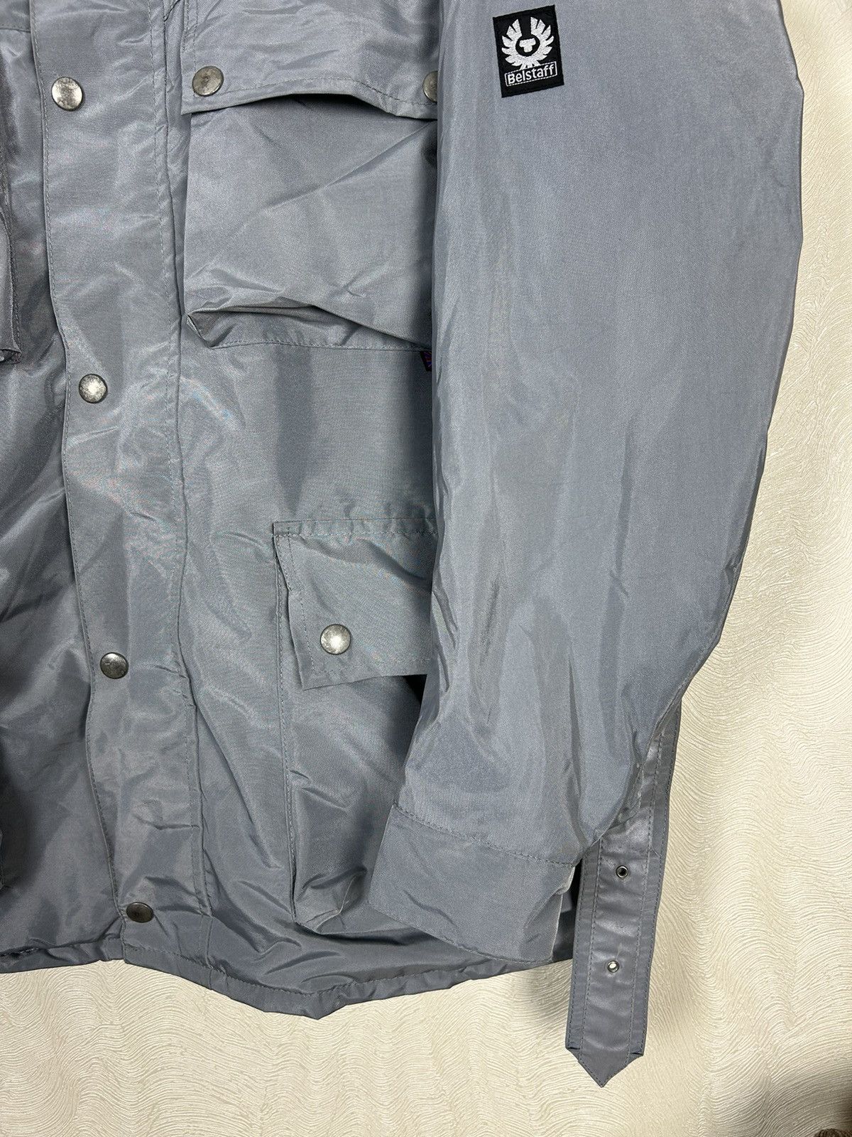 Belstaff × Vintage BELSTAFF Roadmaster Nylon Biker Belted Jacket Vintage Size US L / EU 52-54 / 3 - 5 Thumbnail