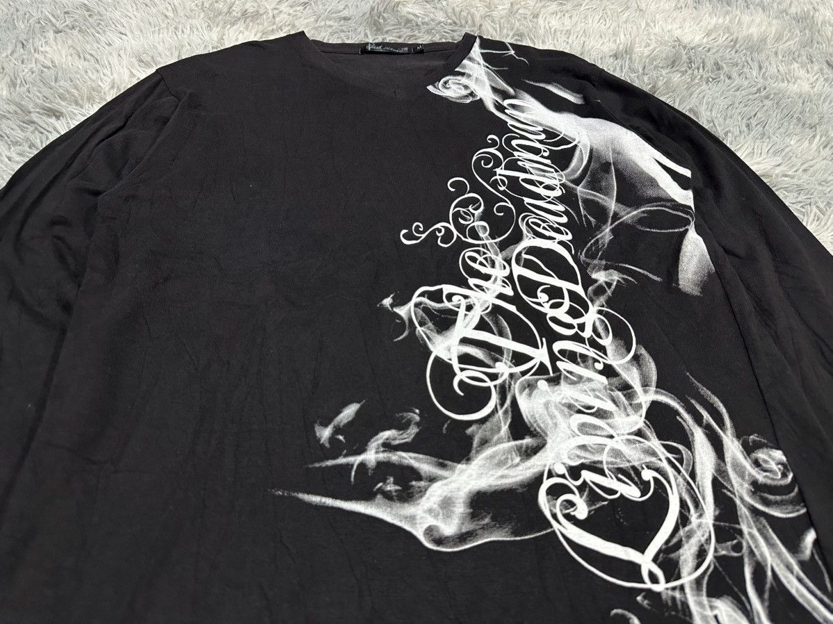 If Six Was Nine 🔥Sick Y2K Clash Ahead Smoke Poem Ls Shirt Goth Punk Size US M / EU 48-50 / 2 - 2 Thumbnail