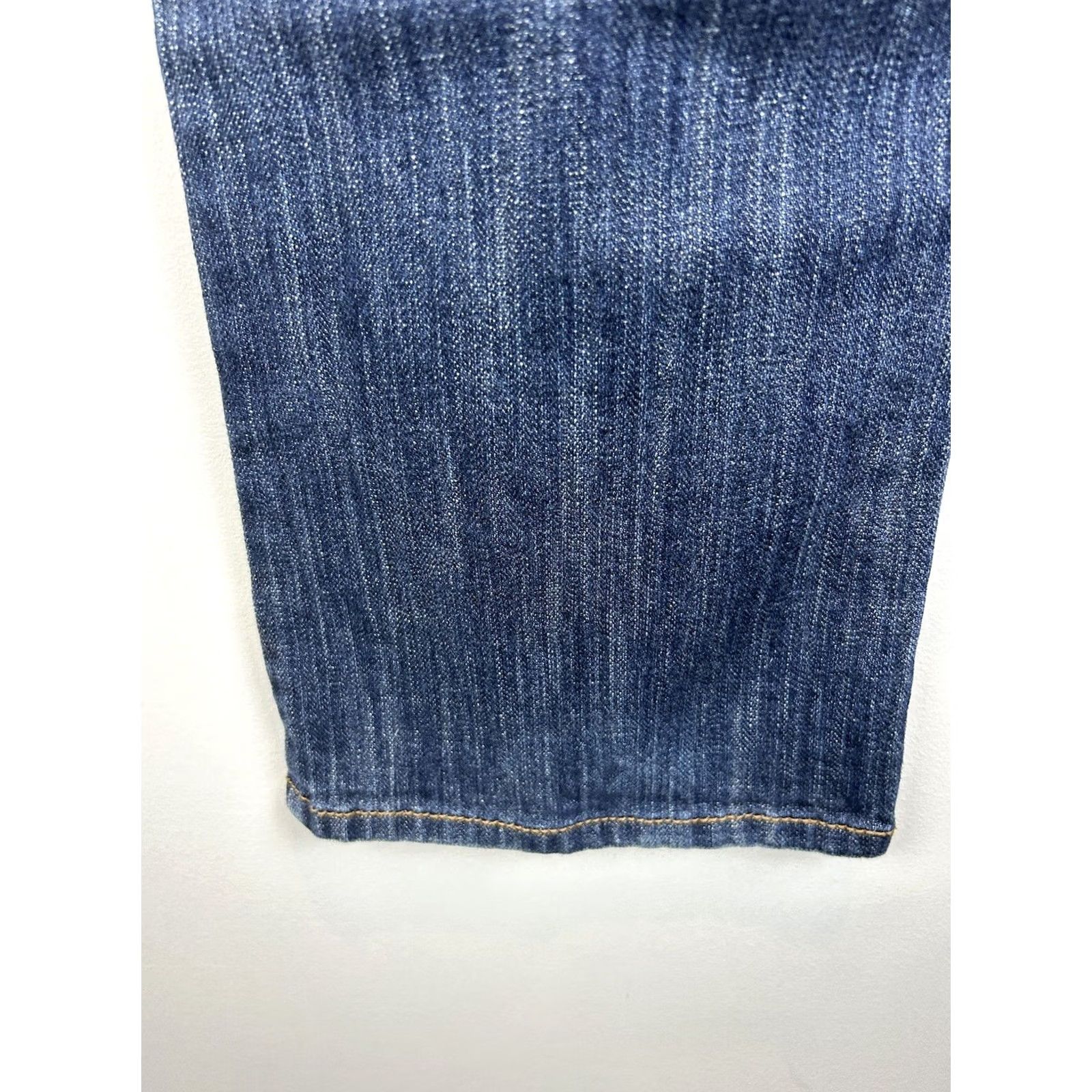 Loft LOFT Ann Taylor Jeans Womens 4 Original Boot Cut Mid Rise Blue Distressed Size 27" / US 4 / IT 40 - 5 Thumbnail